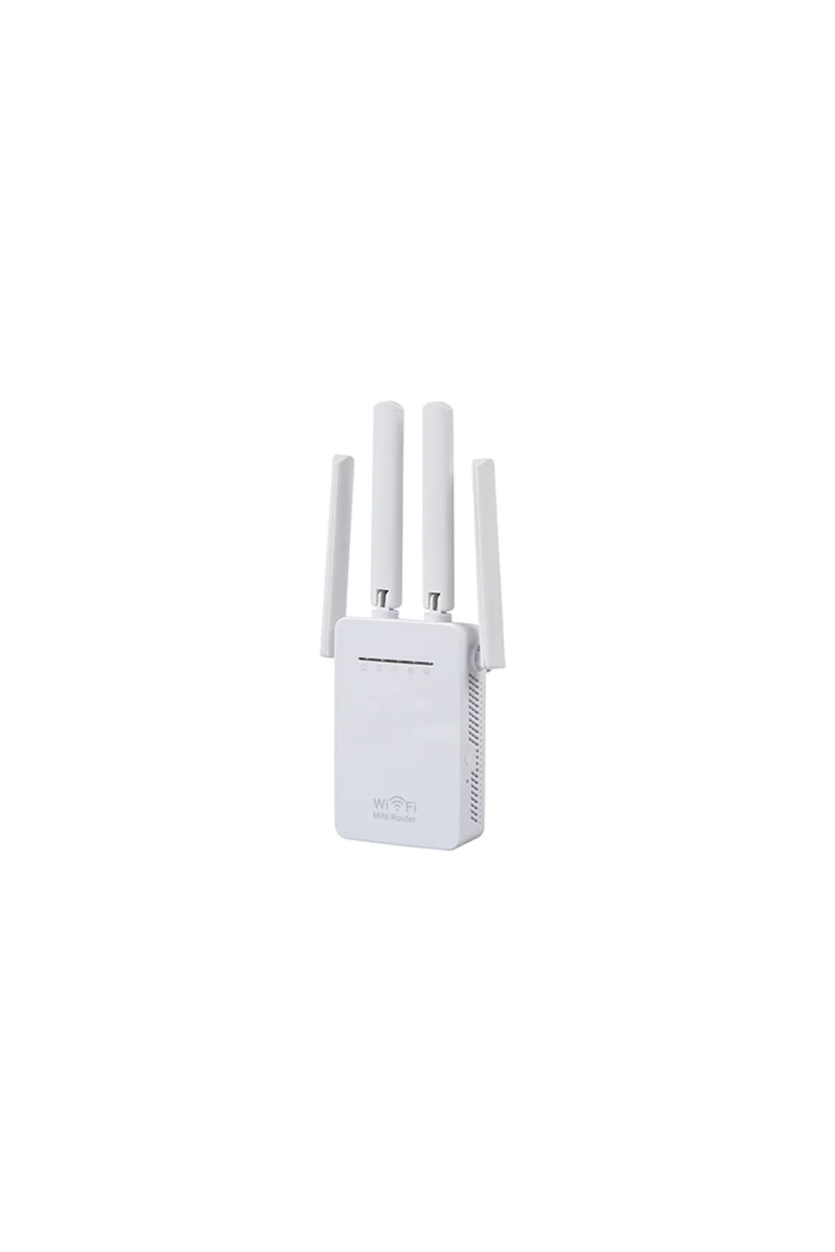 DNR Bilişim Wifi Antenli Kablosuz Sinyal Güçlendirici Alan genişletici Wi-Fi Repeater/Router/Access Point Beyaz