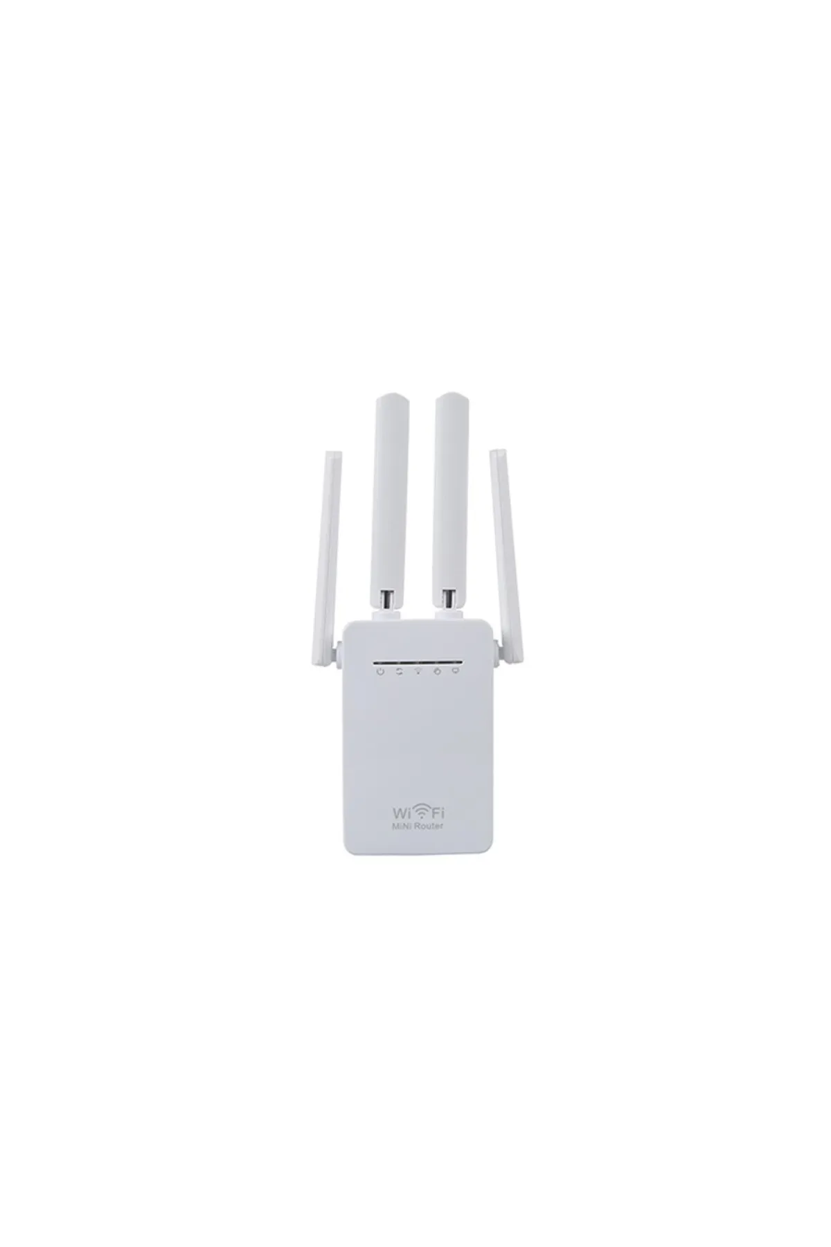 DNR Bilişim Wifi Antenli Kablosuz Sinyal Güçlendirici Alan genişletici Wi-Fi Repeater/Router/Access Point Beyaz