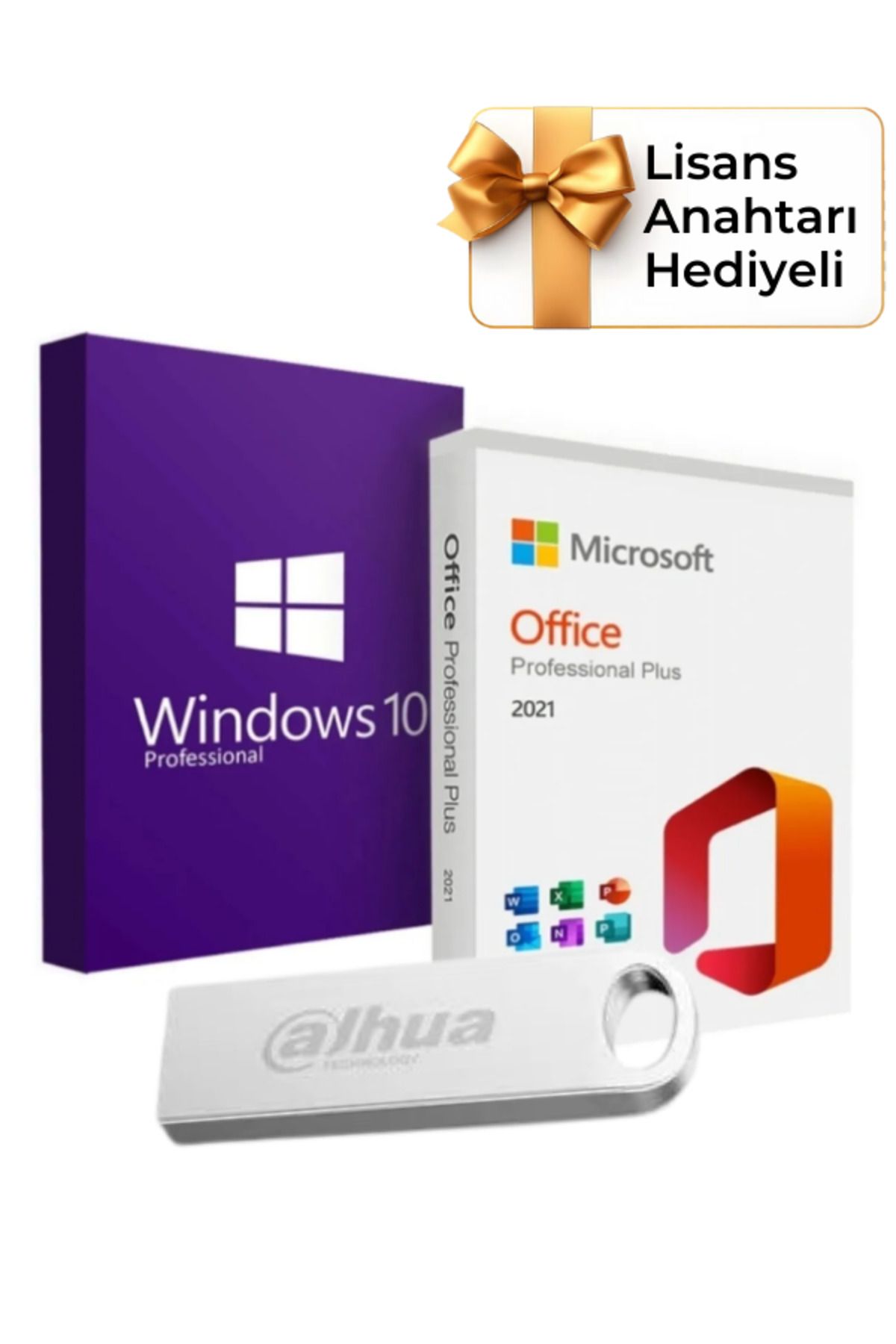 Microsoft Windows 10 Office 2021 Pro Plus Kurulum Dosyalı Usb Bellek 16gbuyumlu