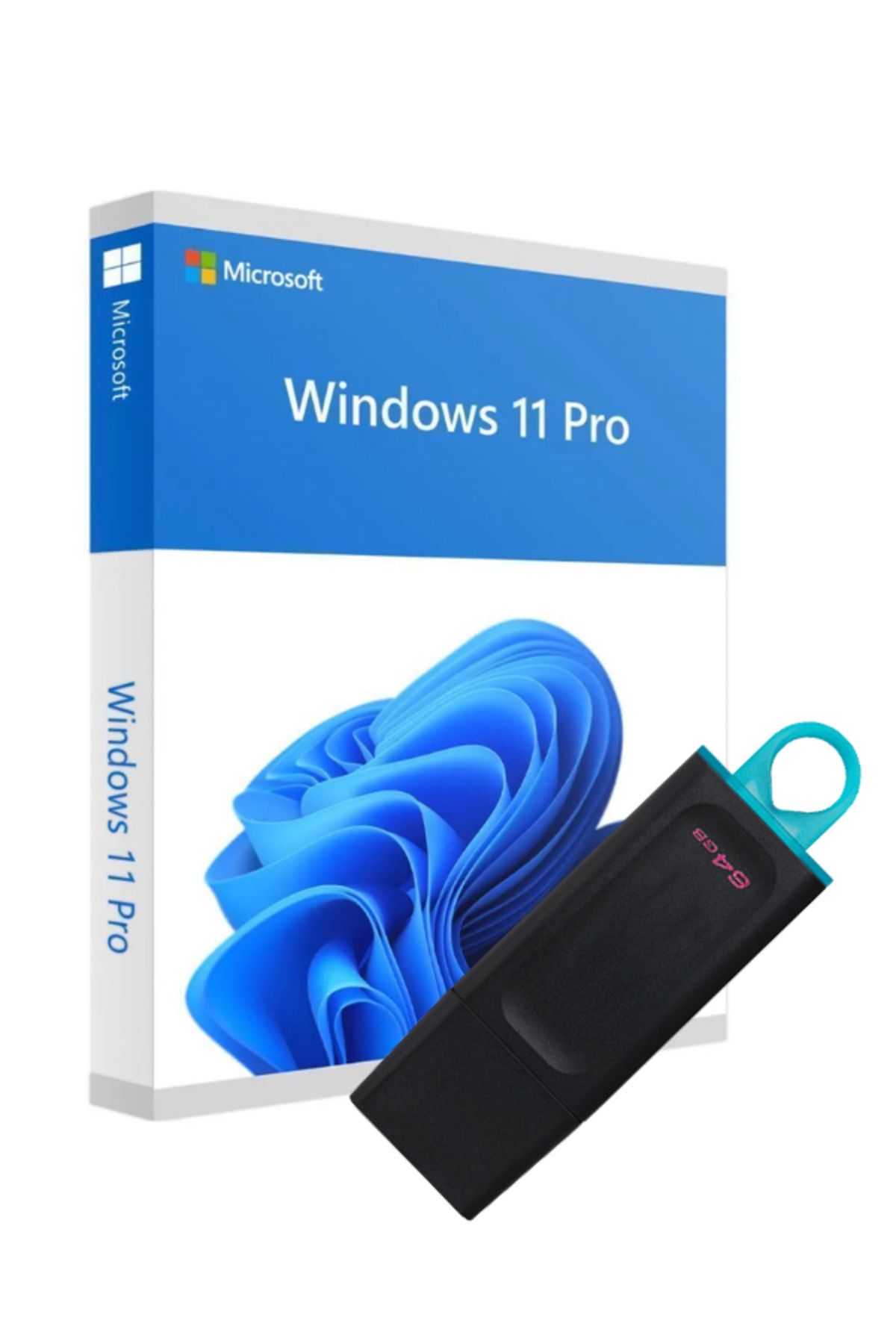 Microsoft Windows 11 Pro Lisans Key+ Windows 11 Yüklü Sandisk 16 Gb Usb-ömür Boyu Kullanım-full Versiyon