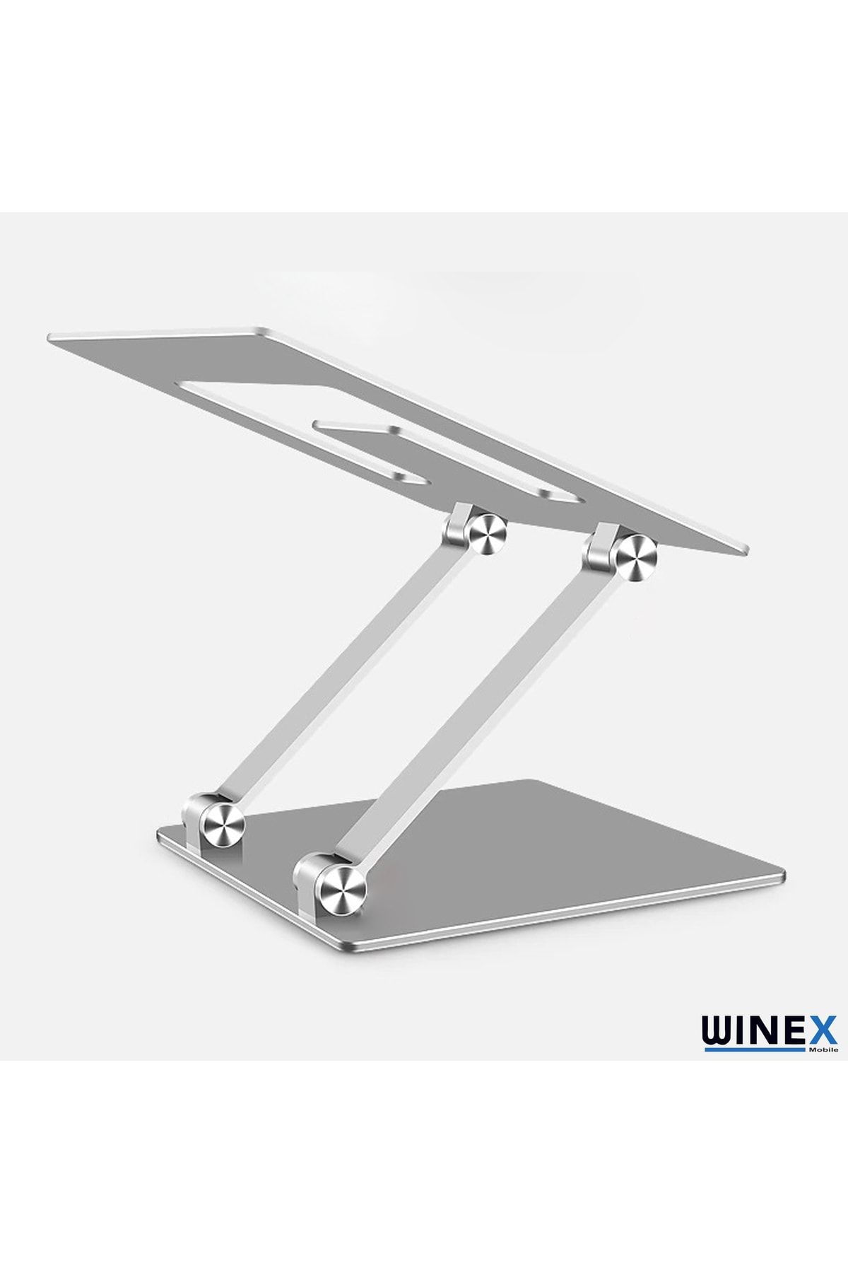 Winex Mobile Winex Metal Ayarlanabilir Laptop, Tablet, Macbook, Matebook Yükseltici Katlanabilir Stand Tutucu