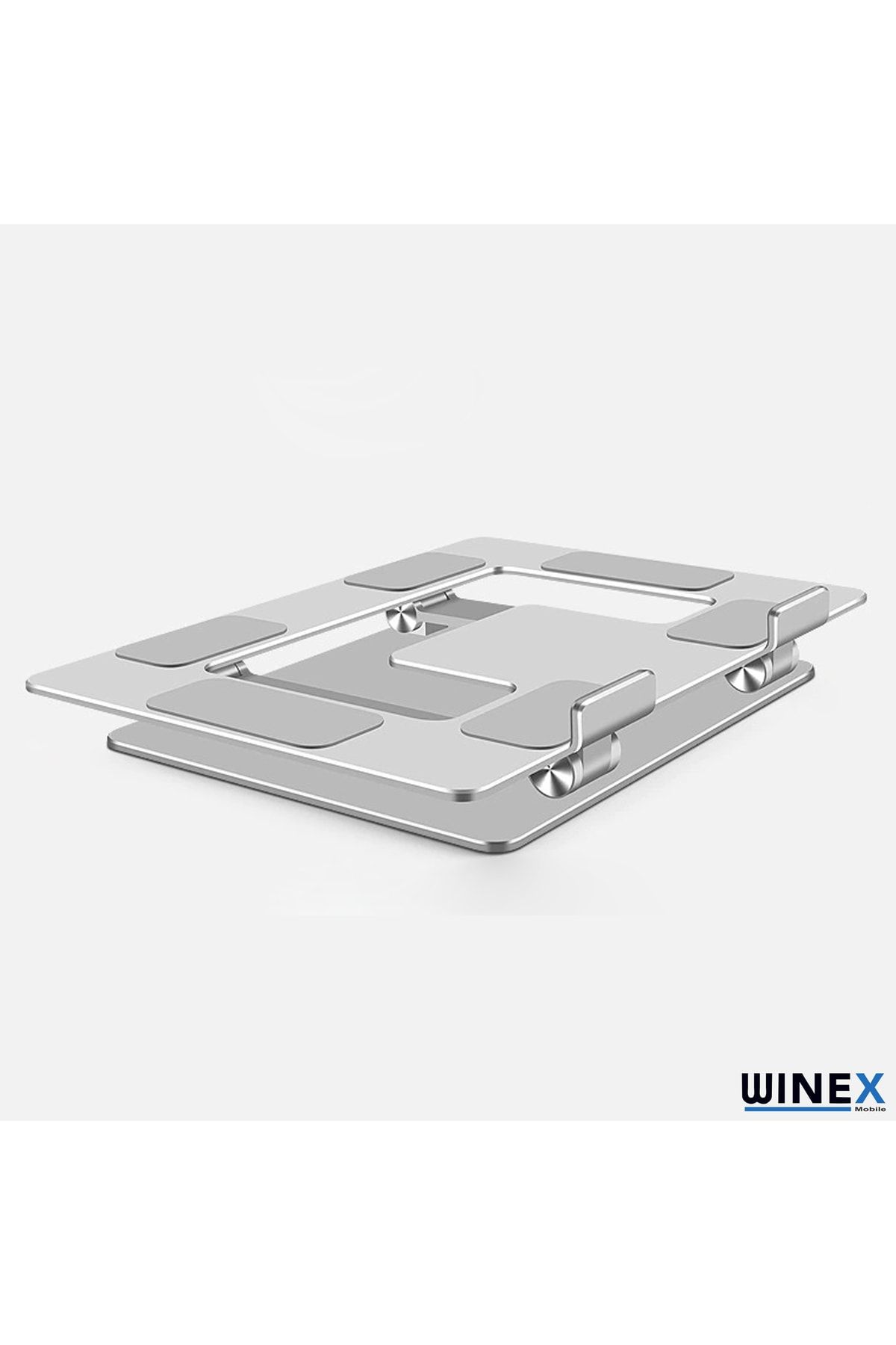 Winex Mobile Winex Metal Ayarlanabilir Laptop, Tablet, Macbook, Matebook Yükseltici Katlanabilir Stand Tutucu