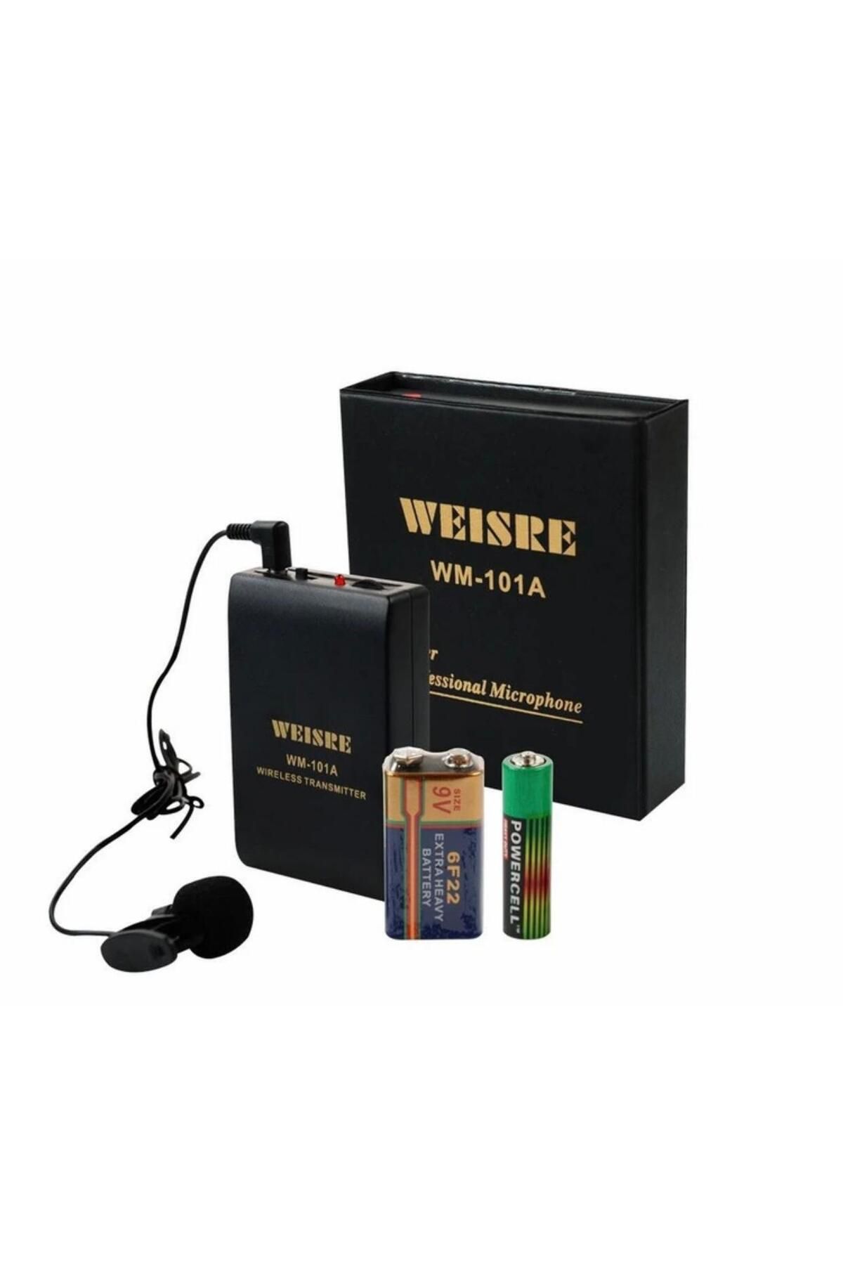 Weisre Wm-101A Profesyonel Kablosuz Yaka Mikrofon