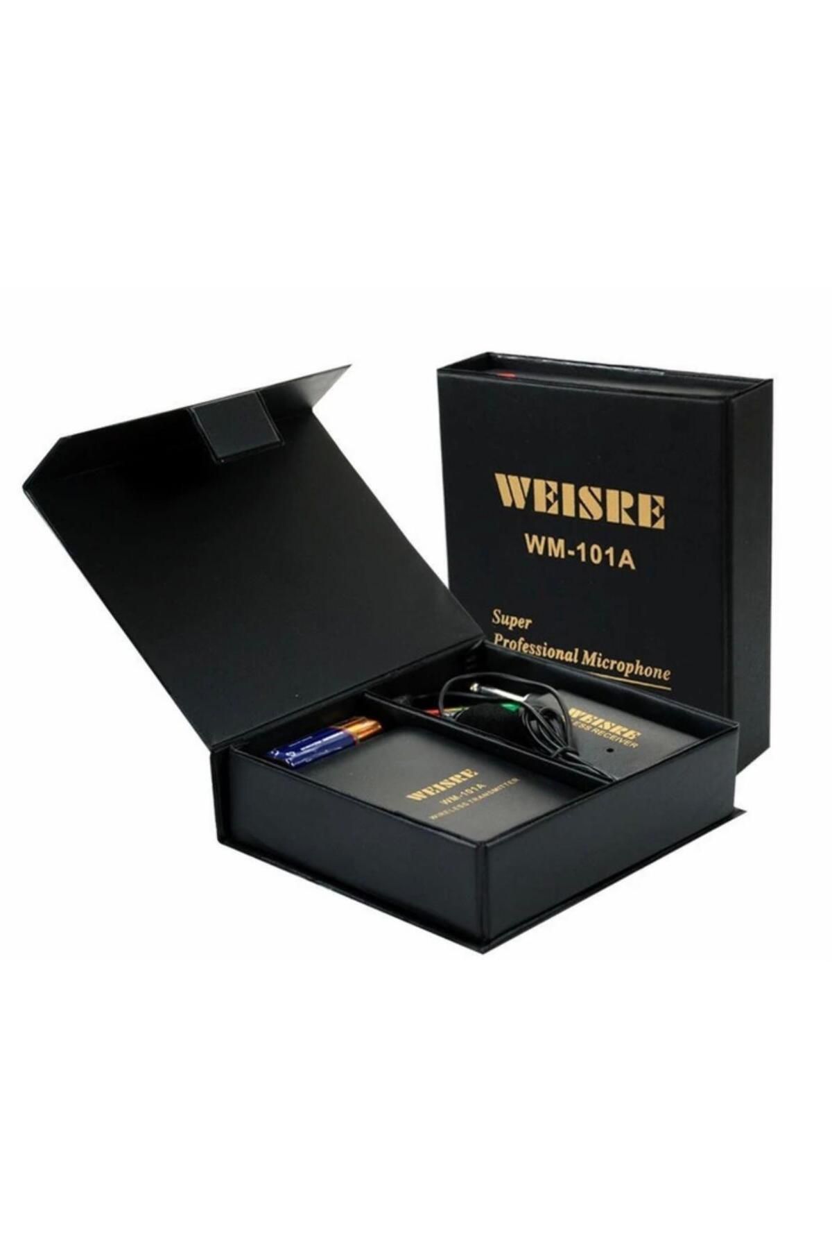 Weisre Wm-101A Profesyonel Kablosuz Yaka Mikrofon