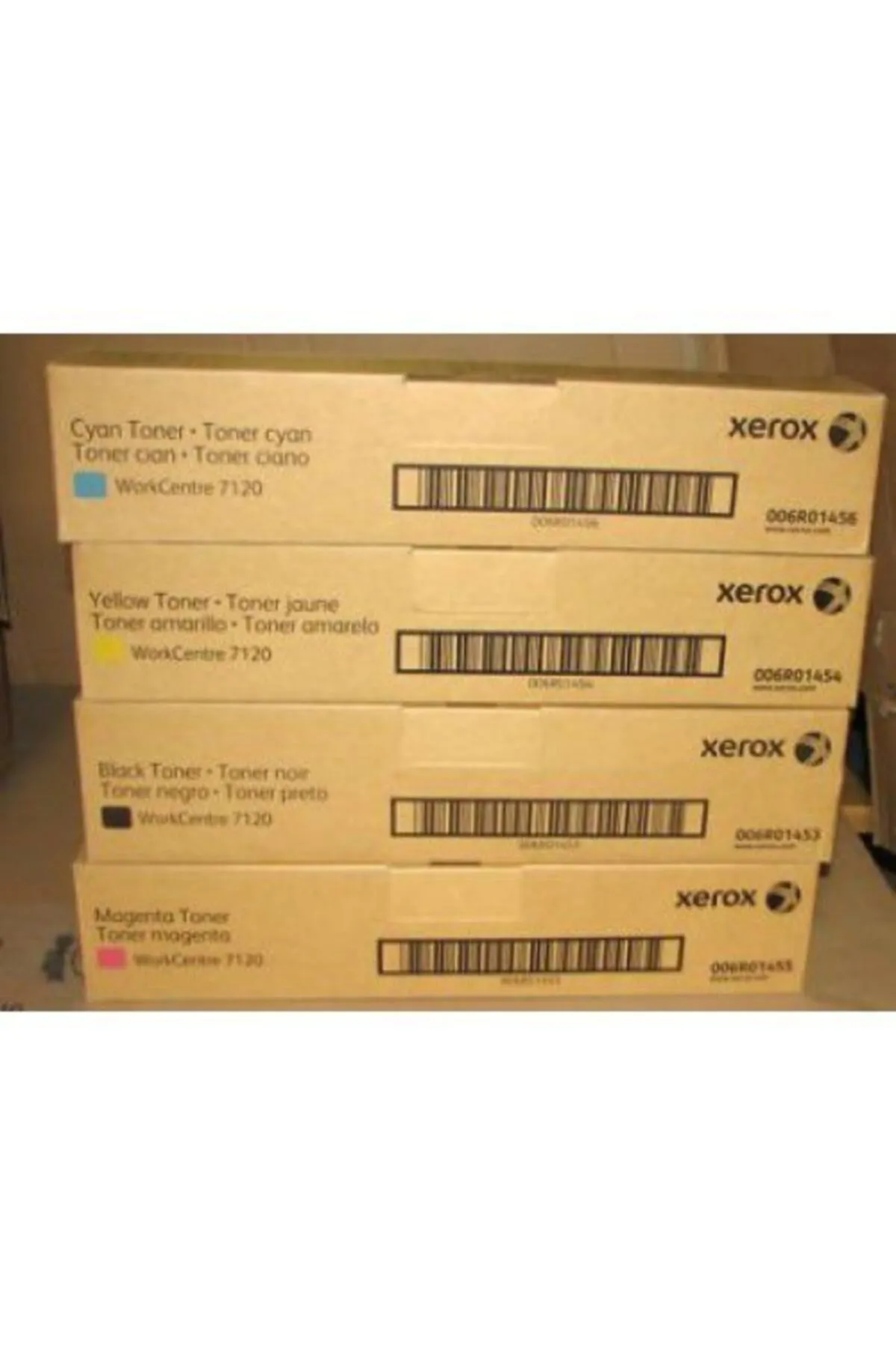 Xerox Workcentre 006r01461-7120 Uyumlu Orjinal 4 Renk Set Toner