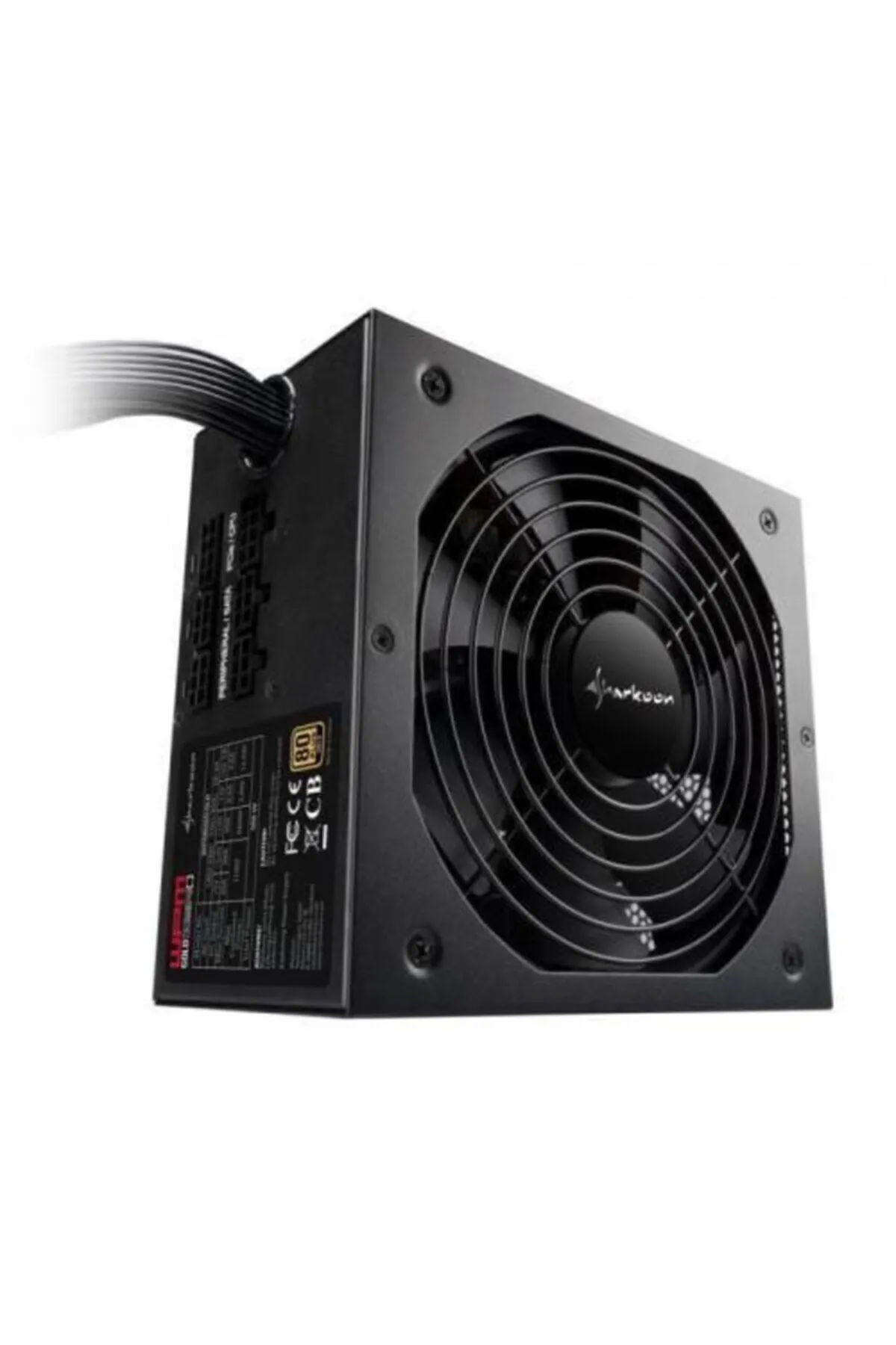 SHARKOON Wpm Gold Zero 550w 80+ Gold 14 cm Fan Güç Kaynağı Wpm-goldzero-550w