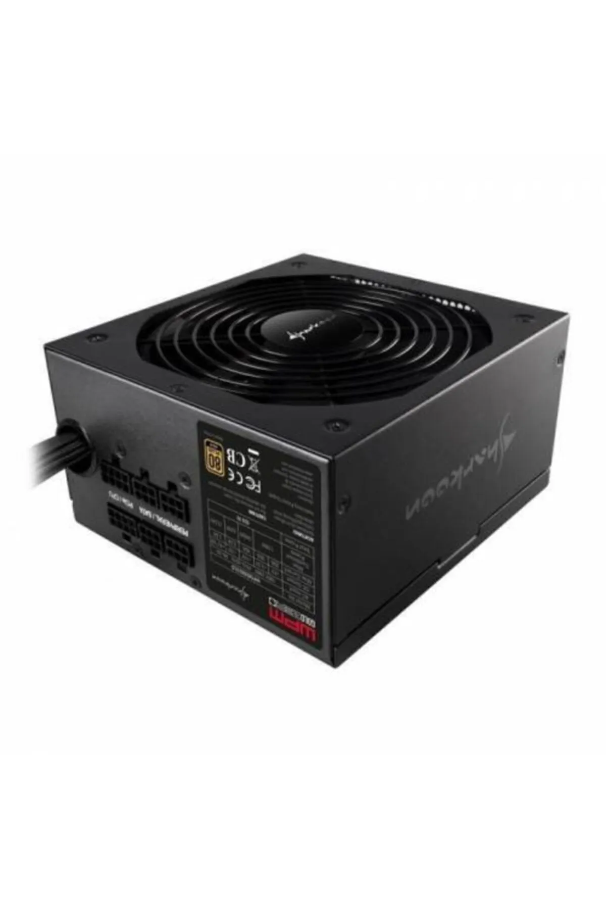 SHARKOON Wpm Gold Zero 550w 80+ Gold 14 cm Fan Güç Kaynağı Wpm-goldzero-550w