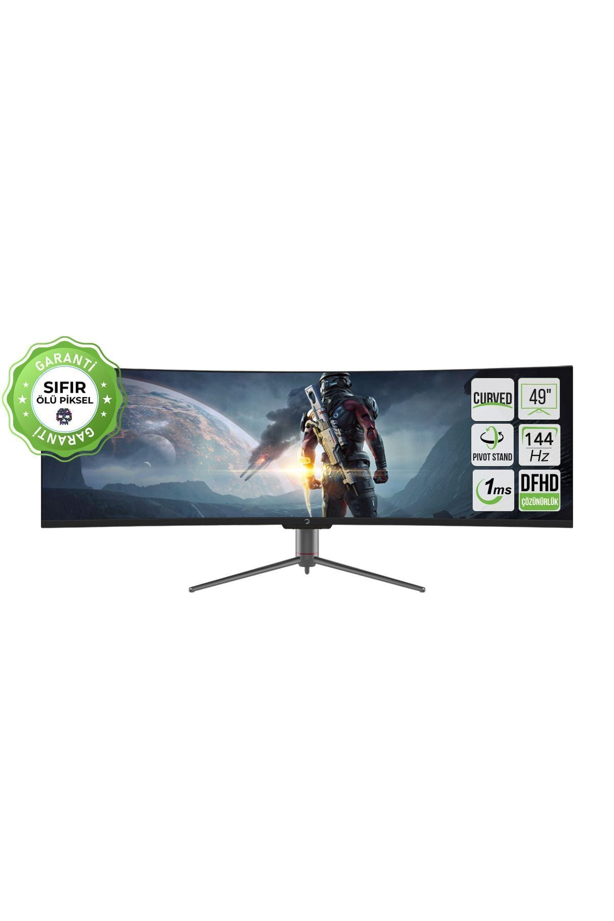 Gamepower Wq49 49'' 1ms 144hz Curved Dfhd 3840*1080 Gaming Monitör (SIFIR ÖLÜ PİKSEL GARANTİLİ)