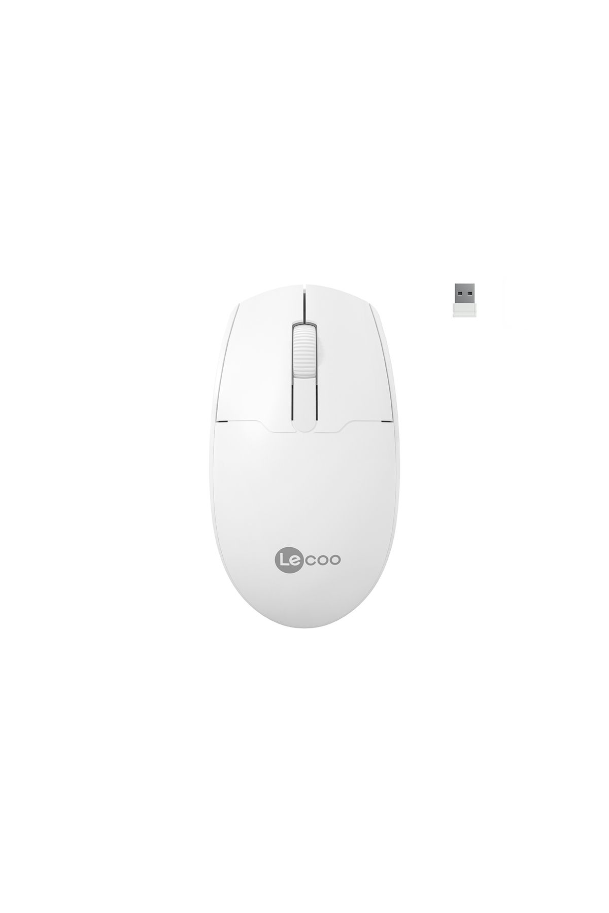 Lecoo Ws204 Kablosuz 1200dpı 3 Tuşlu Optik Mouse Beyaz