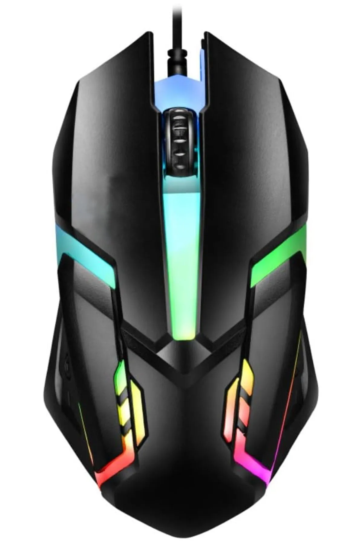 corcishop X1 RGB Işıklı Oyuncu Kablolu Gamer Oyuncu Mouse Siyah