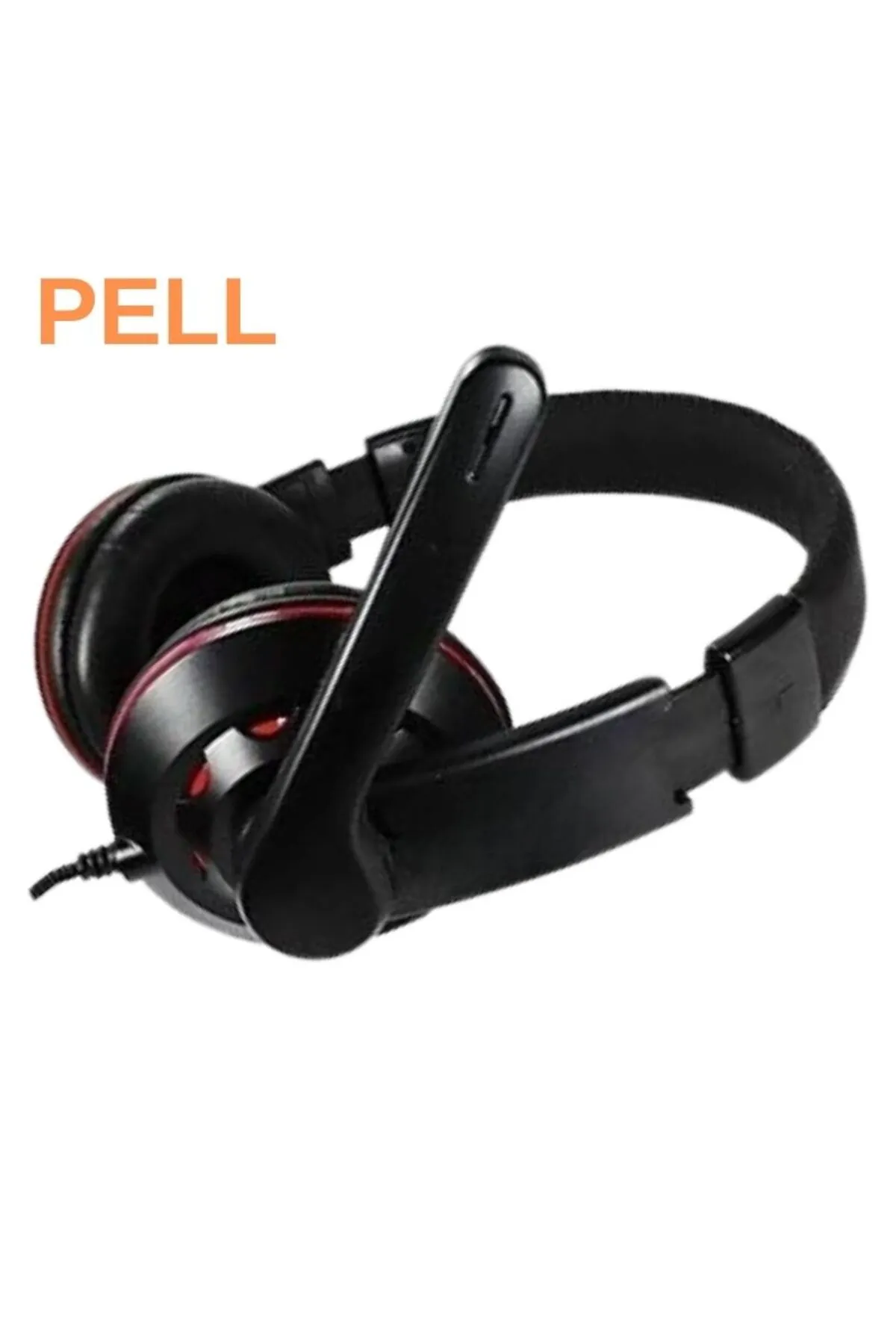 Pell X5 PC Üzerinden Kulak Üstü Kulaklık 3.5mm Güçlü Bas Stereo Kulaklık Kulaklık