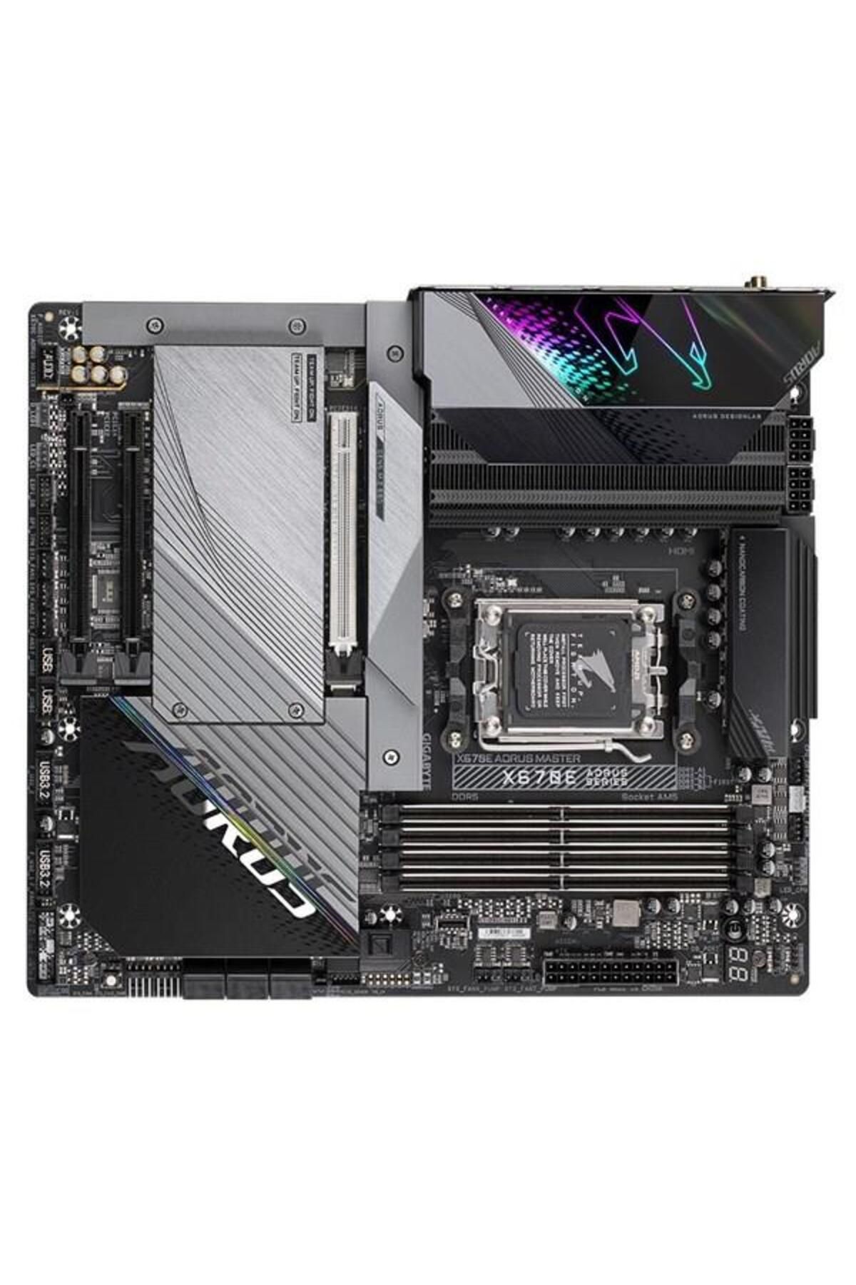 Gigabyte X670e Aorus Master Wıfı-6e Ddr5 Hdmı-dp Pcıe 5.0 Am5 Eatx