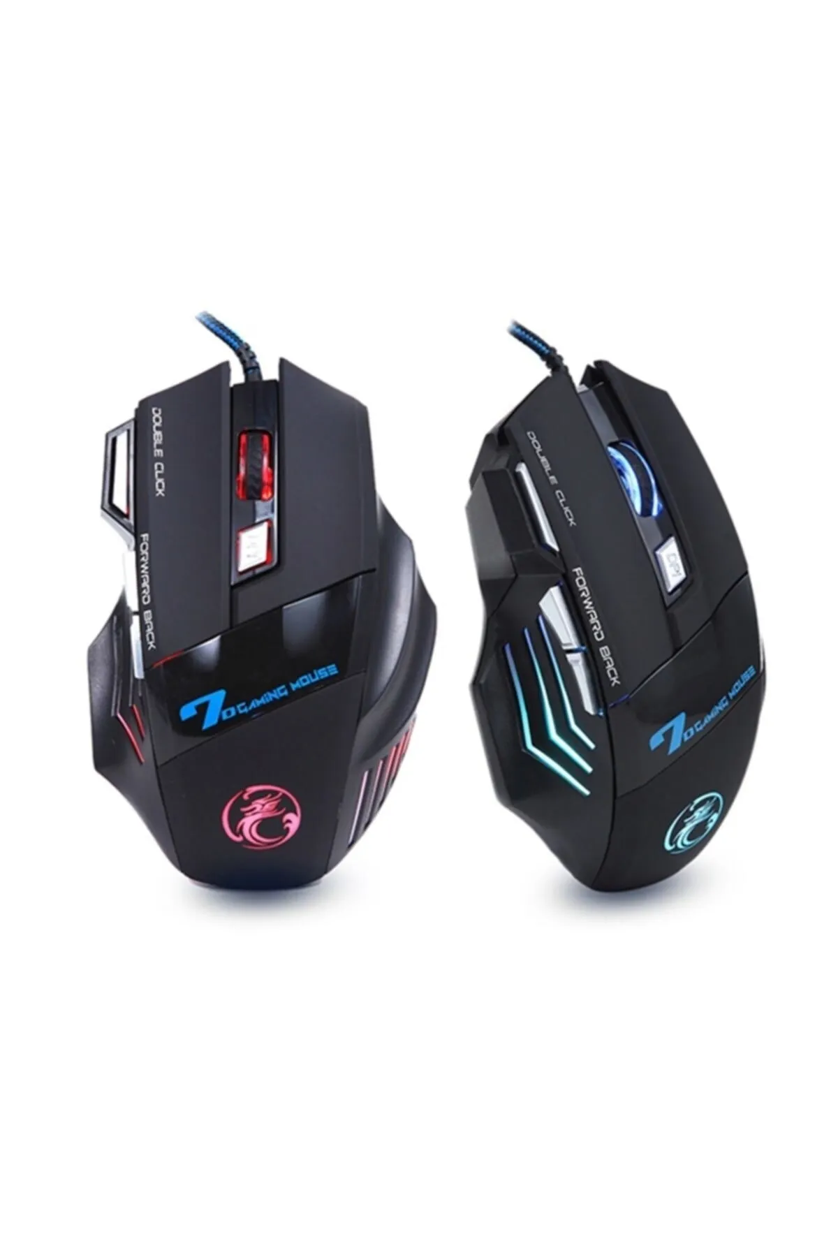 CROW'S TECH X7 Oyun Faresi Kablolu Usb Oyun 7 Düğme Ledli Gaming Mouse