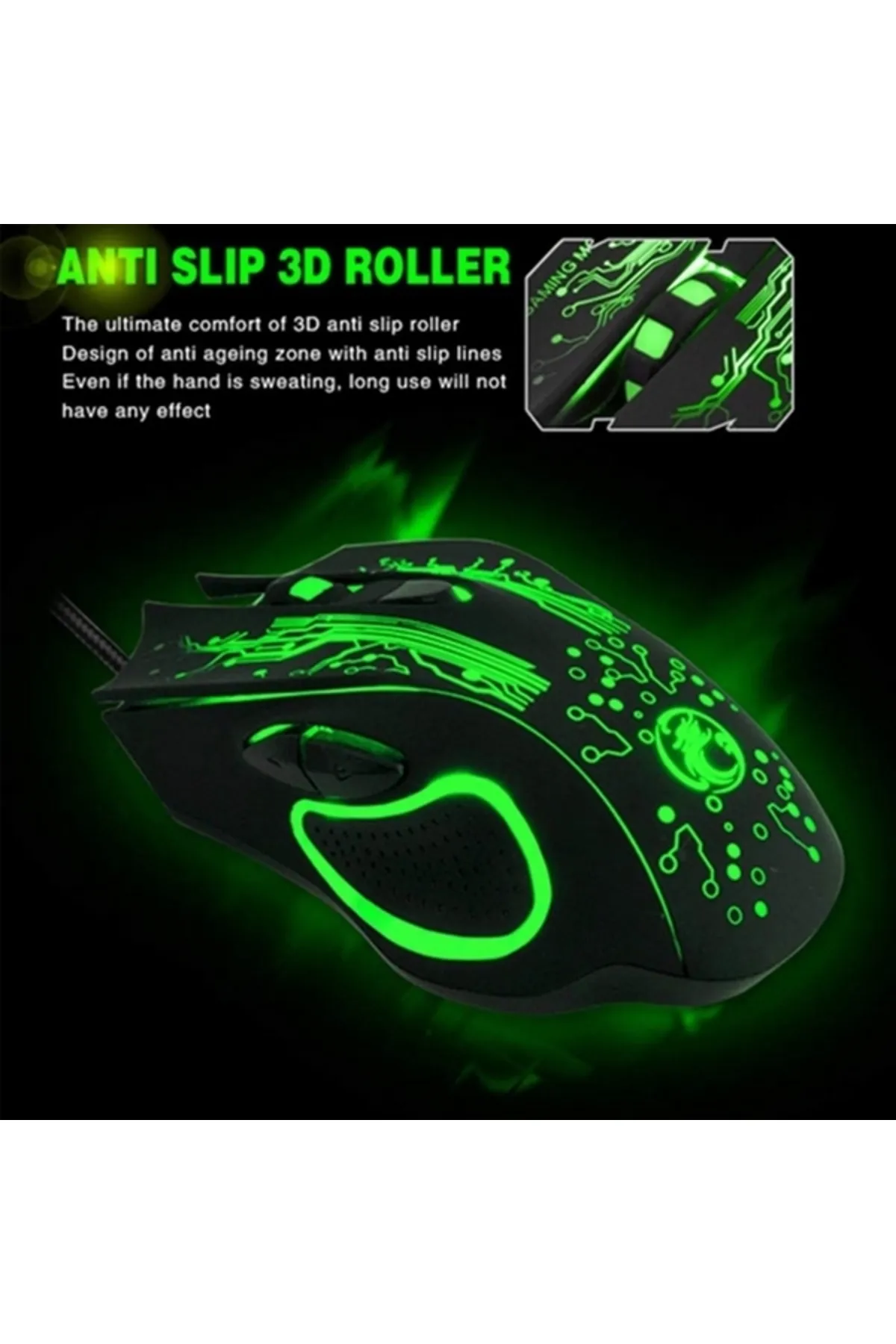 iMice x9 led ışıklı oyuncu mouse gaming mouse