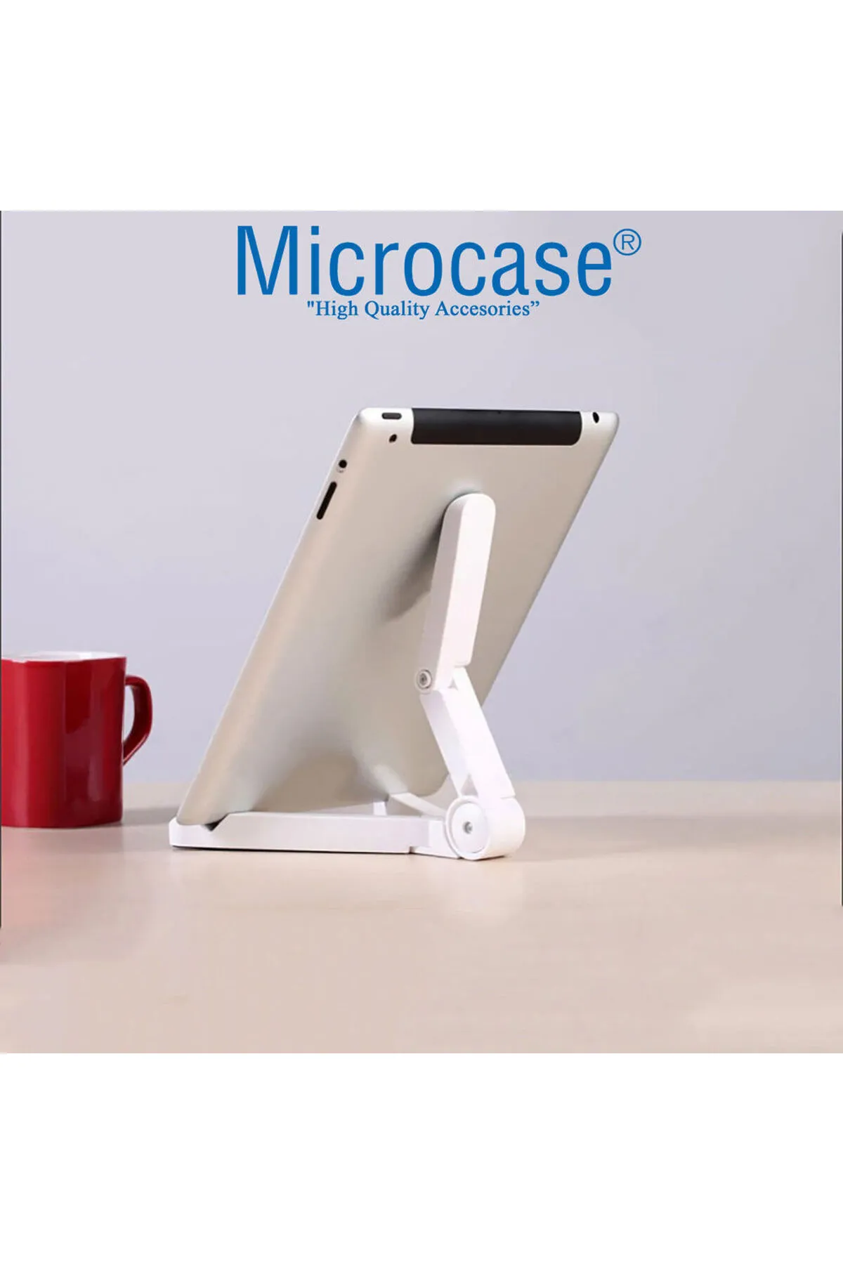 Microcase Xiaomi Redmi Poco Pad 12.1 için Tablet Bluetooth Klavye27cm(TR Sticker)+Bluetooth Mouse+Stand AL2755