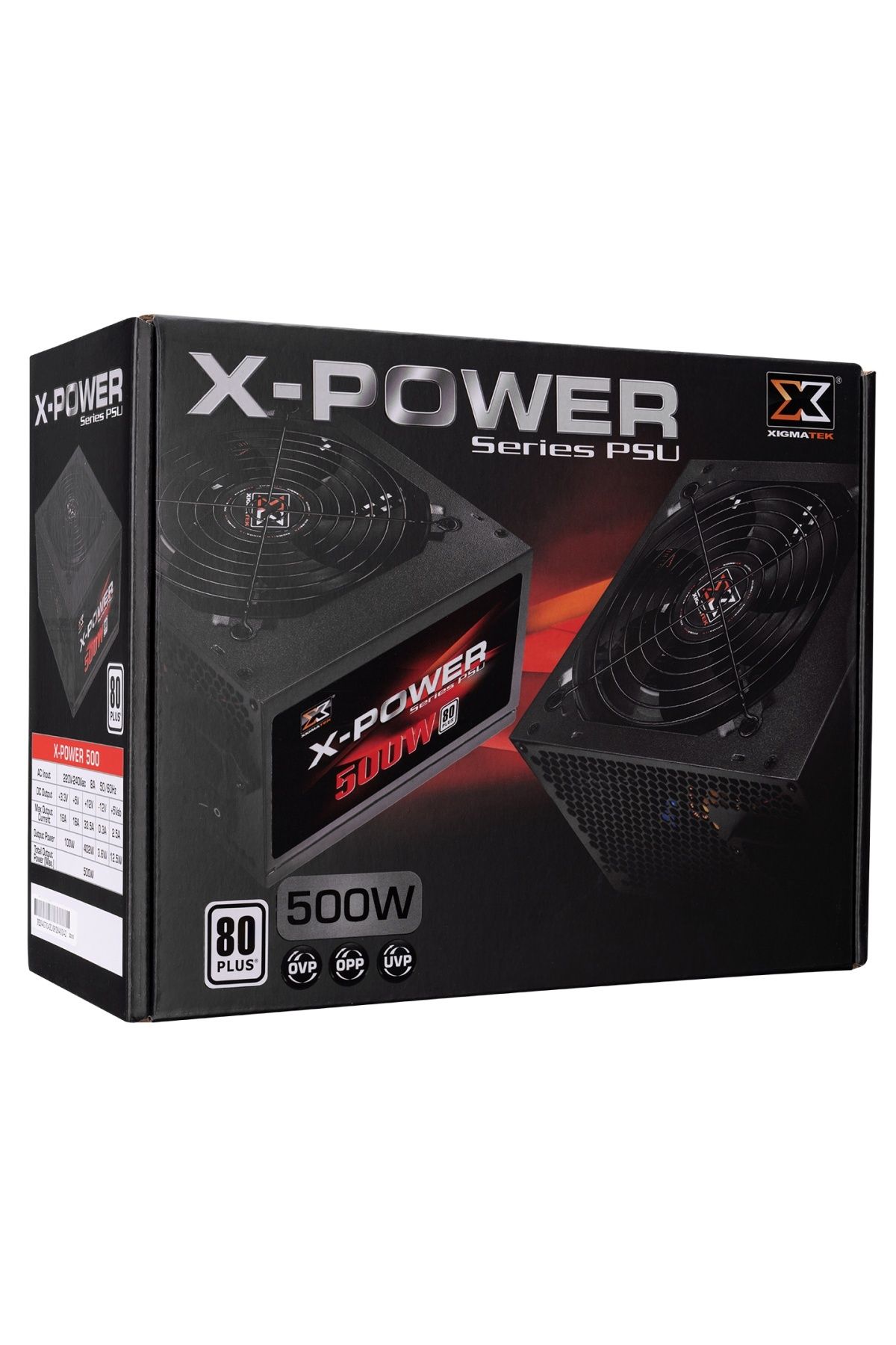 jetucuzal Xigmatek EN40704 X-Power 500W 80+ Plus Oyuncu Gamer Power Supply Güç Kaynağı