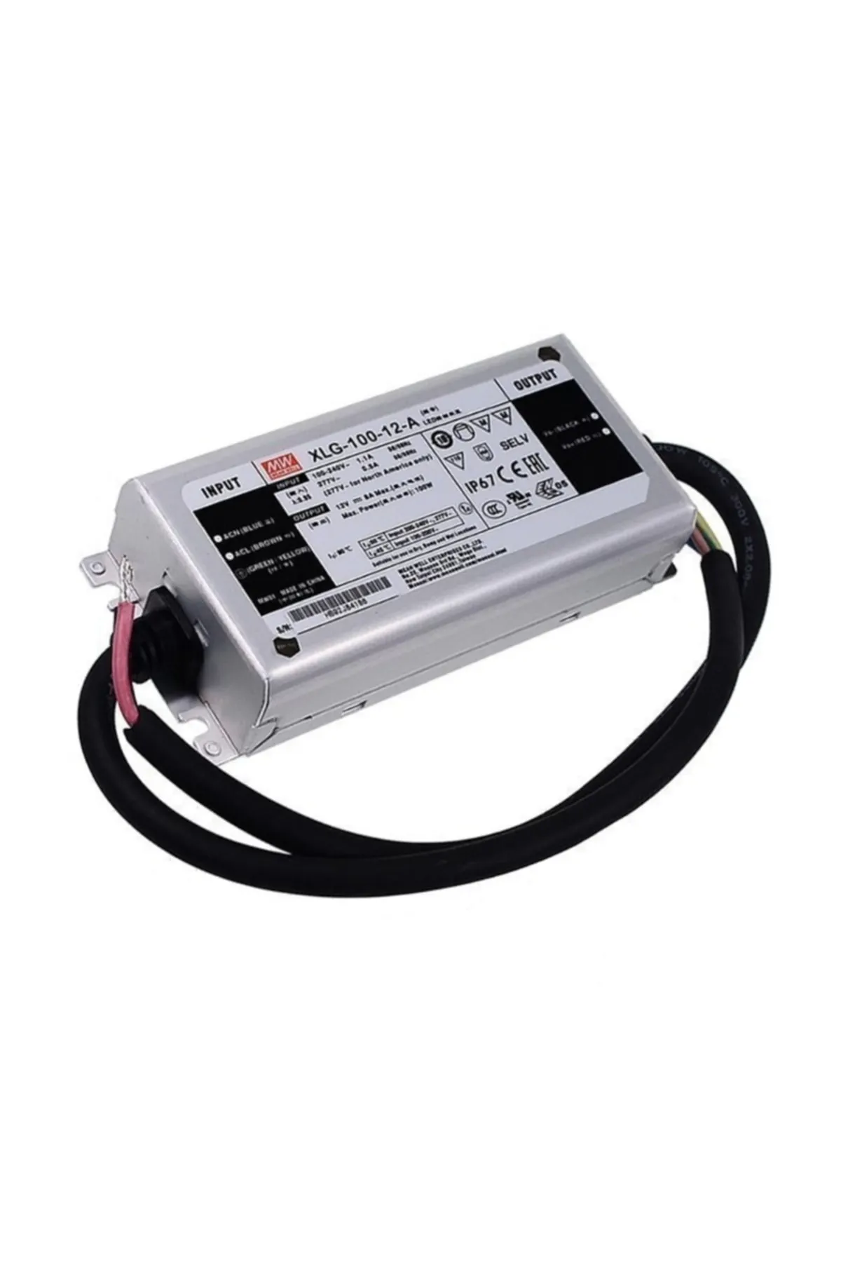 Meanwell Xlg-100-12-a 12vdc,8.0amp,current Adj.,(8.4~12vdc Cc) Güç Kaynağı