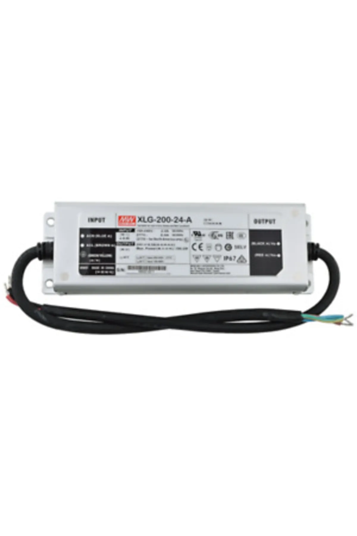 Meanwell Xlg-200-24-a 24vdc,8.3amp,current Adj.,(16.8~24vdc Cc) Güç Kaynağı