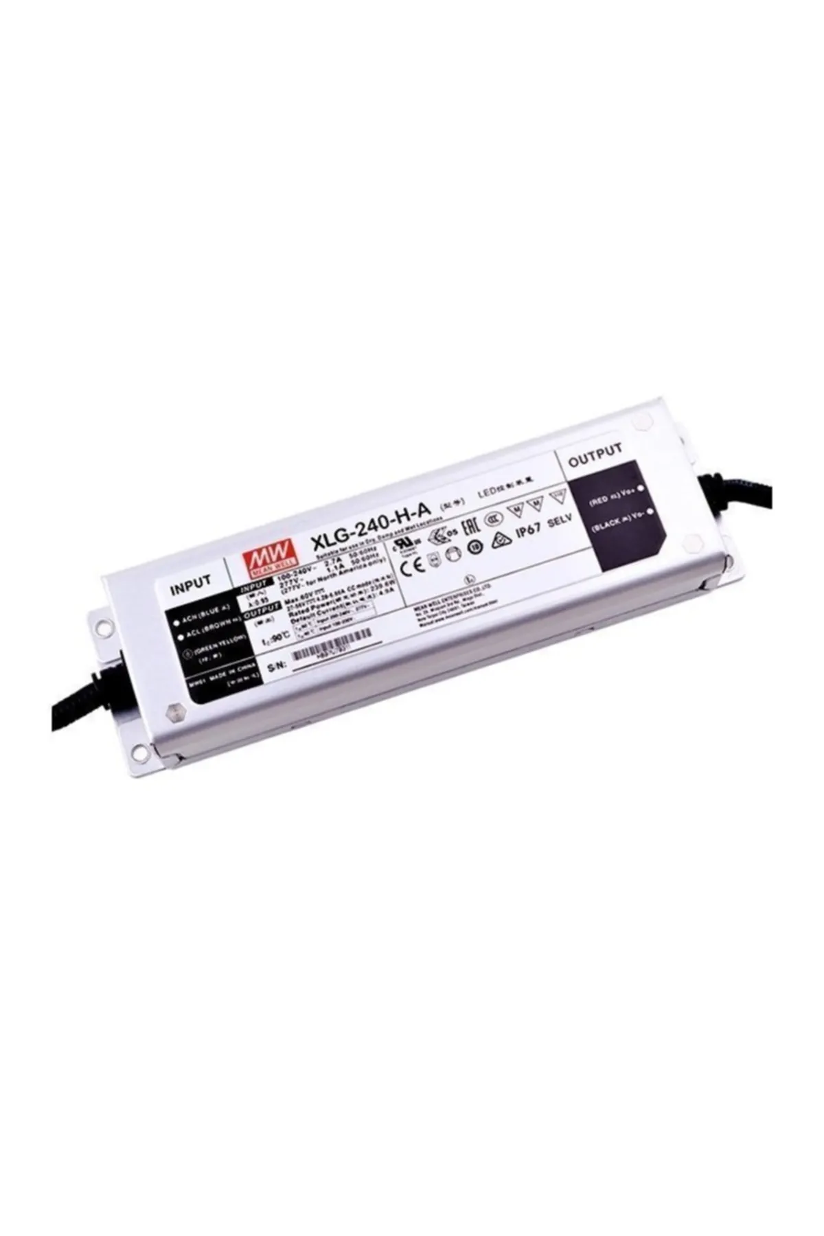 Meanwell Xlg-240-h-a 27~56vdc,4280~6660ma Constant Power,+adj. Güç Kaynağı