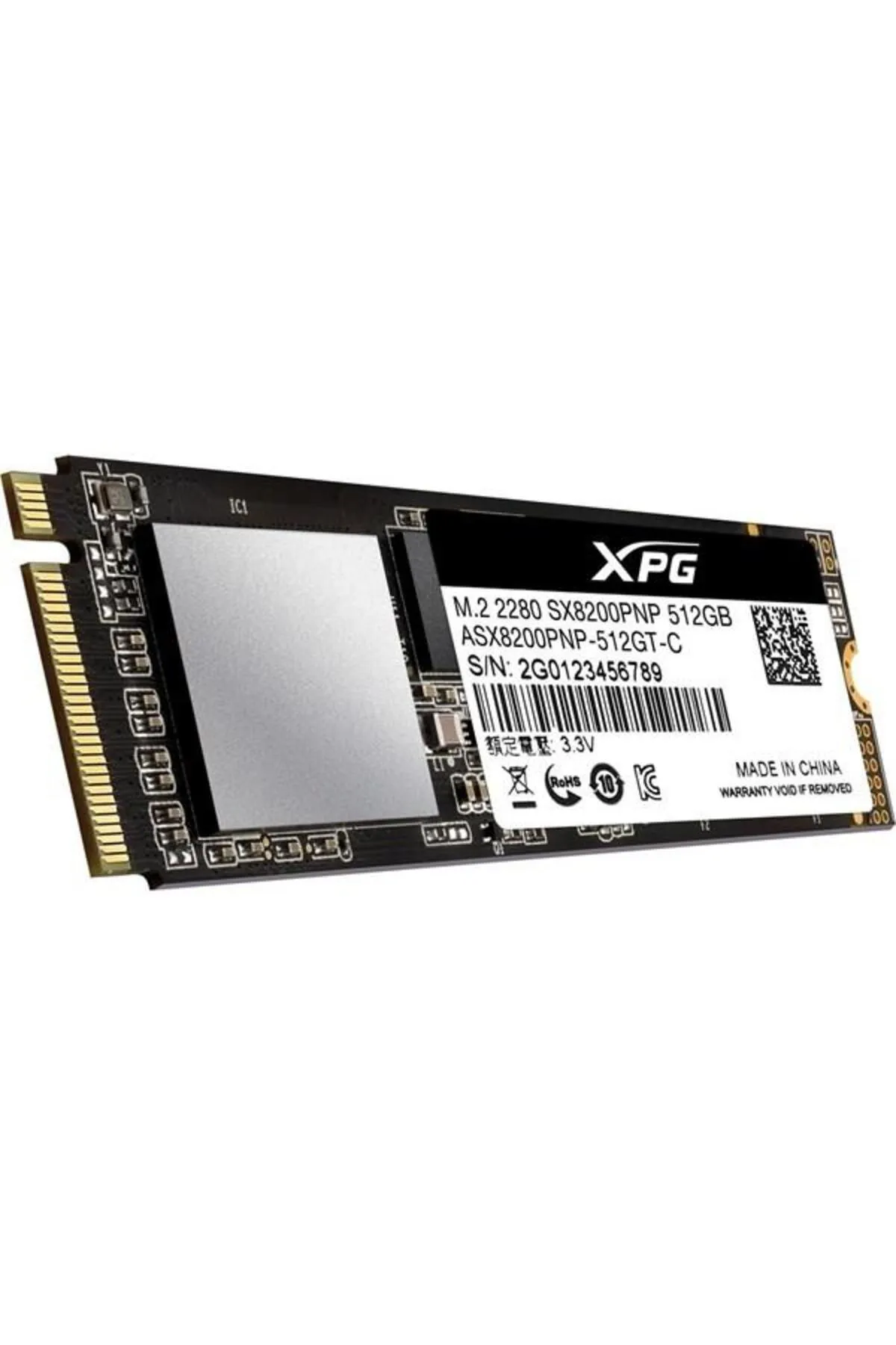 Adata XPG 512GB SX8200 PPRO ASX8200PNP-512GT 3350-2350MB/s M2 NVME GEN4 DİSK