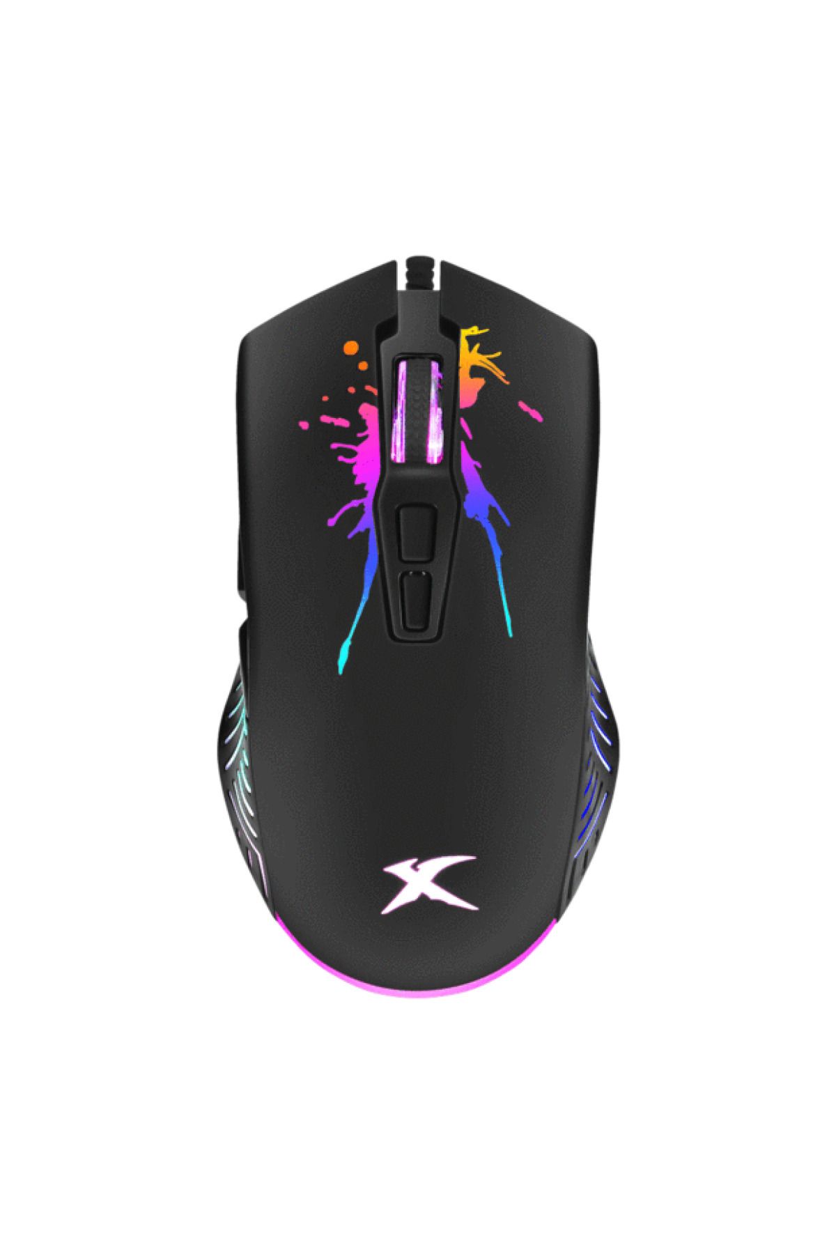 jetucuzal XtrikeMeGM-215BK 704F 7D RGB Gaming Mouse 7200 DPI Ayarlanabilir RGB ışıklı/DPI