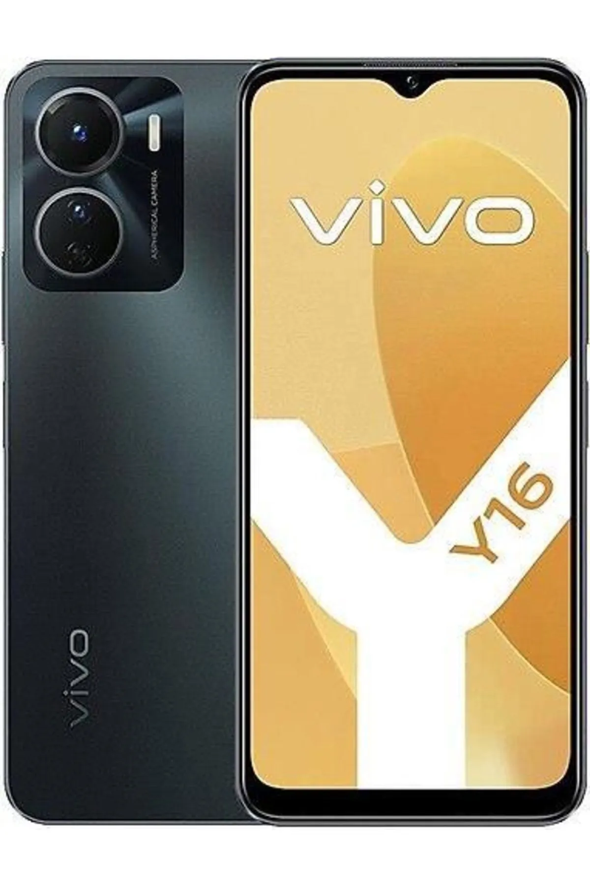 Vivo Y16 128 GB 4 GB RAM Siyah Cep Telefonu (vivo Türkiye Garantili)