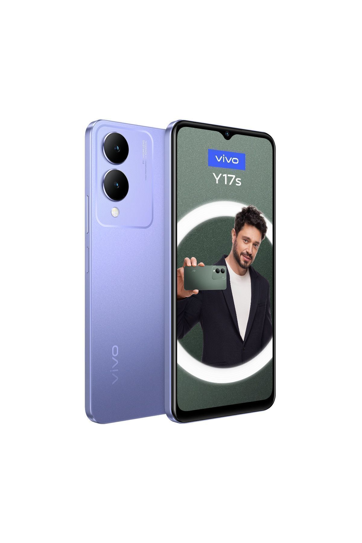 Vivo Y17s 128 Gb 6 Gb Ram Işıltılı Mor Cep Telefonu ( Türkiye Garantili)