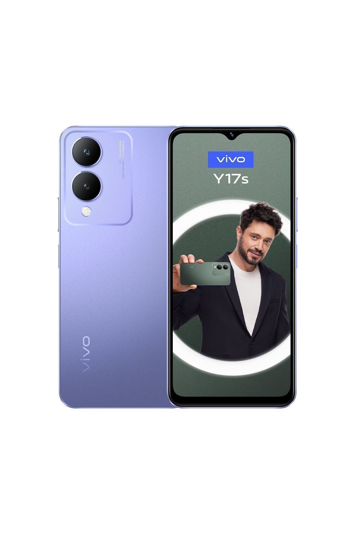 Vivo Y17s 128 Gb 6 Gb Ram Işıltılı Mor Cep Telefonu ( Türkiye Garantili)