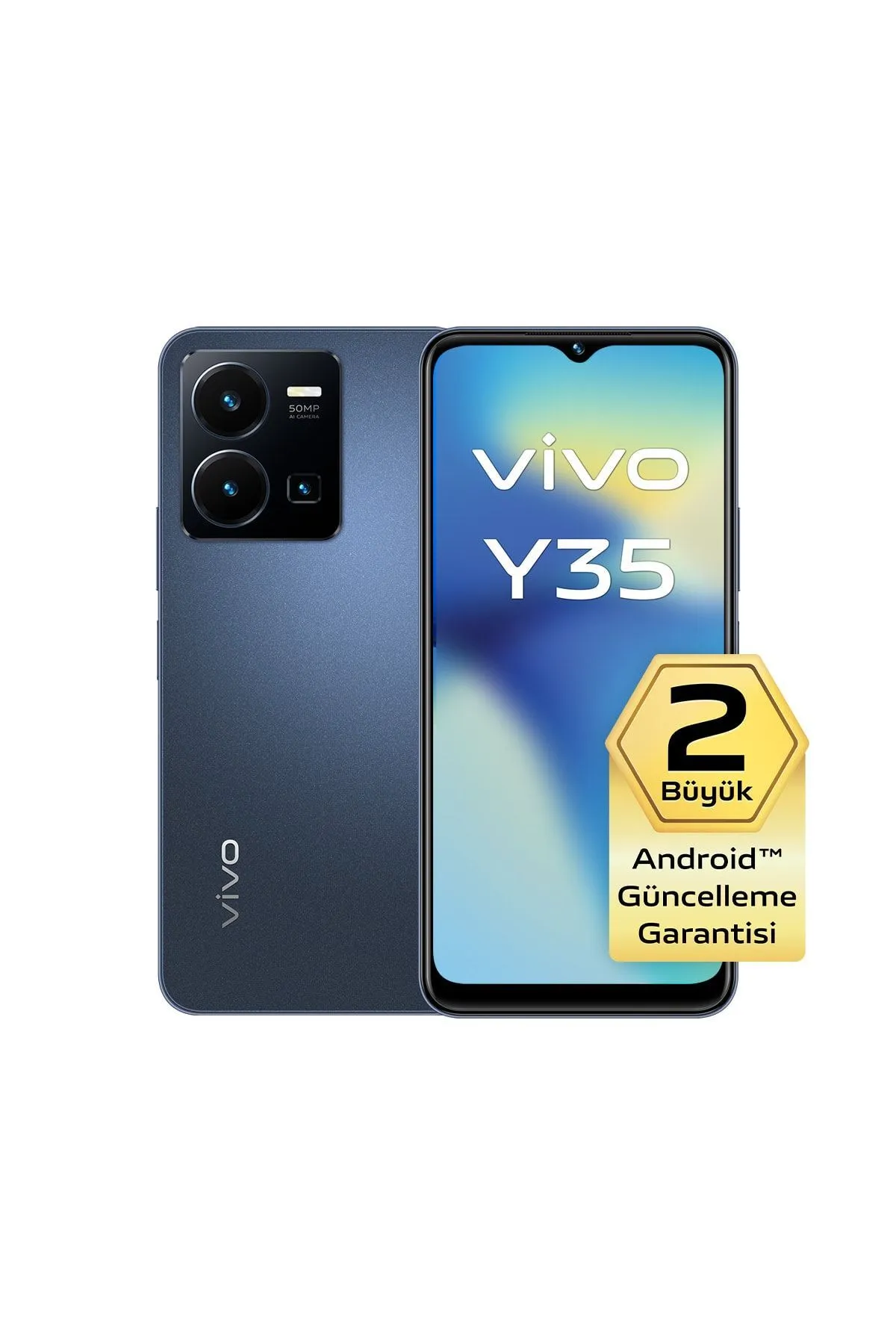 Vivo Y35 256 GB 8 GB RAM Mavi Cep Telefonu (vivo Türkiye Garantili)