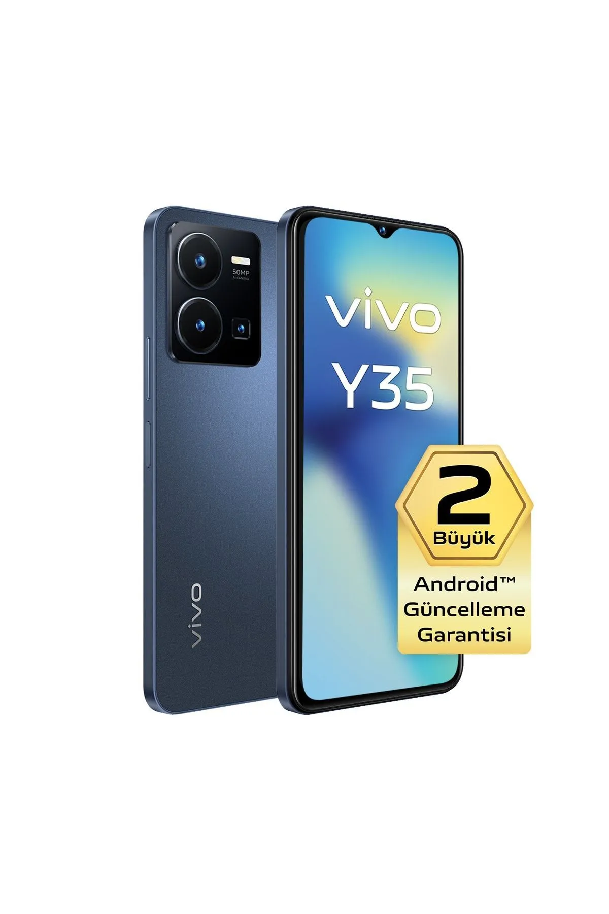 Vivo Y35 256 GB 8 GB RAM Mavi Cep Telefonu (vivo Türkiye Garantili)