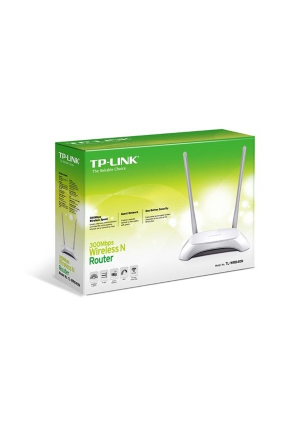 TP-Link Yeldan Tl-wr840n 300mbps Kablosuz N 4 Portlu 2x5 Dbi Harici Antenli Router