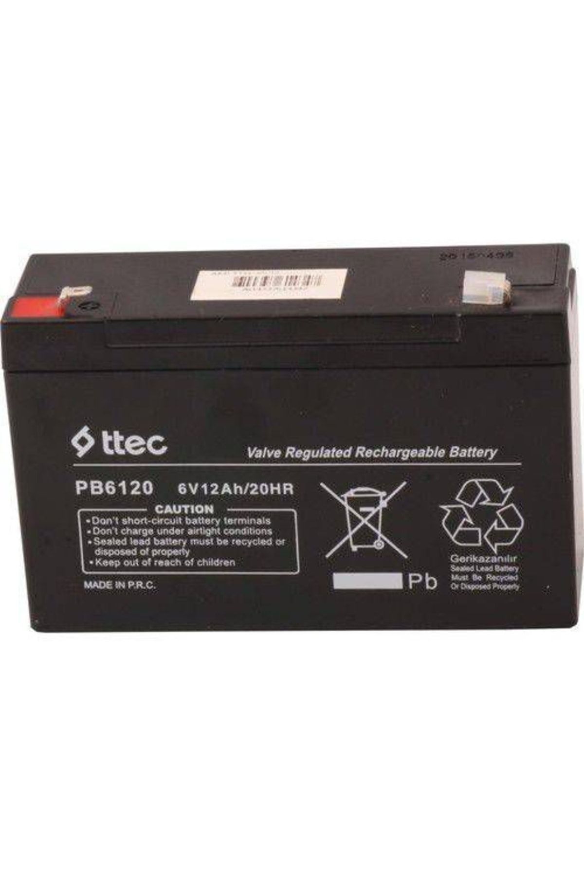 ttec /yeni\ 6v 12ah Akü 6v Volt 12ah Amper Bakımsız Kuru Akü Üretim=04. (6 Volt 12 Amper 6v12ah Akü)