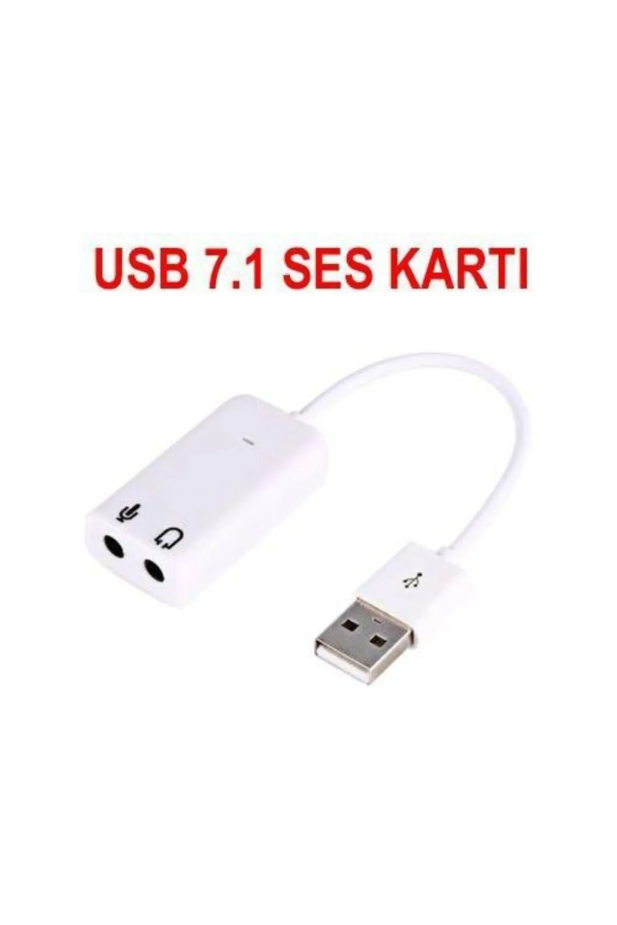 Engpars Yeni Model 7.1 Ses Kartı 3.5mm Usb Ses Kartı Laptop Uyumlu