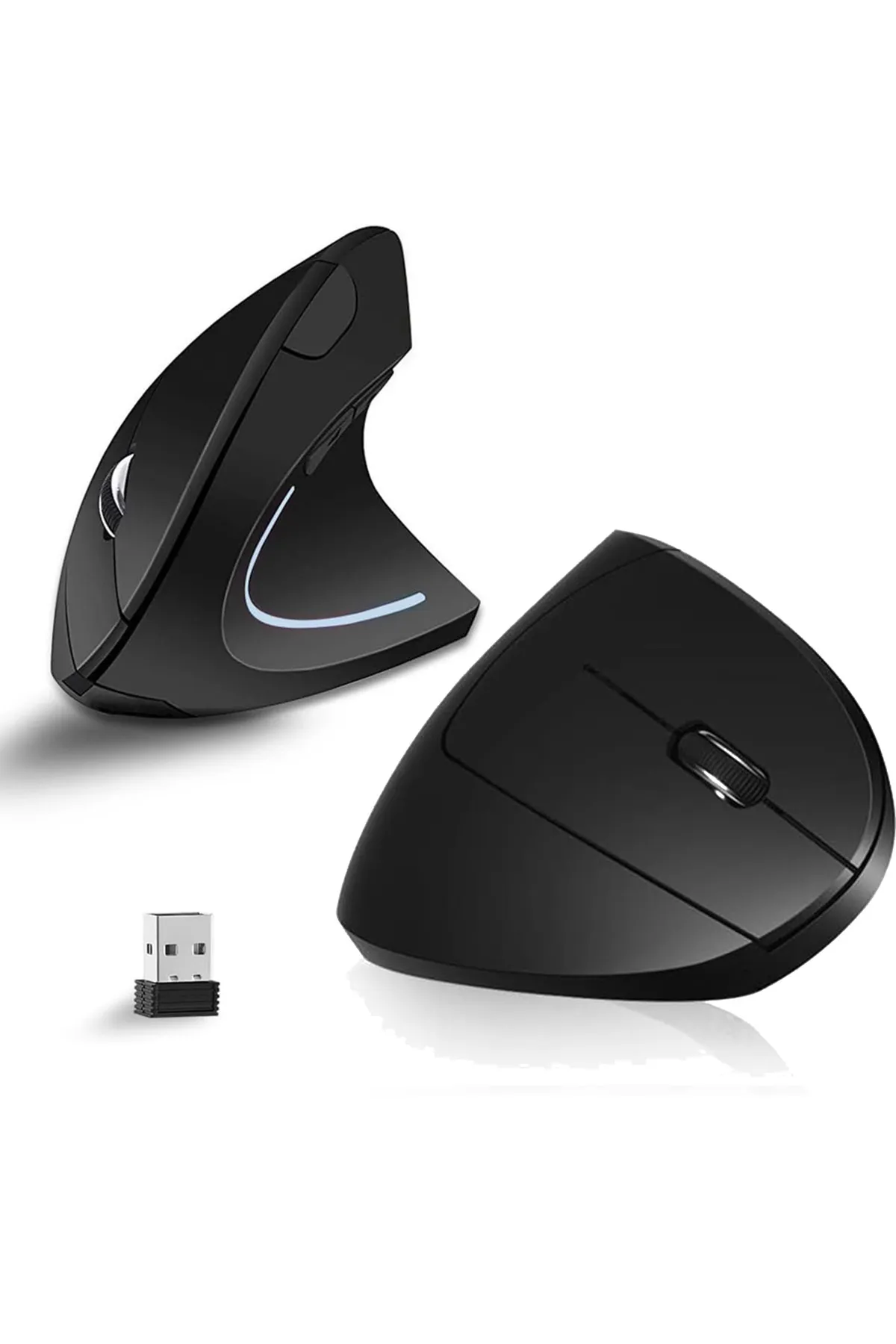 UpWay Yeni Nesil Kablosuz Ergonomik Dikey Mouse 800/1200/1600DPI