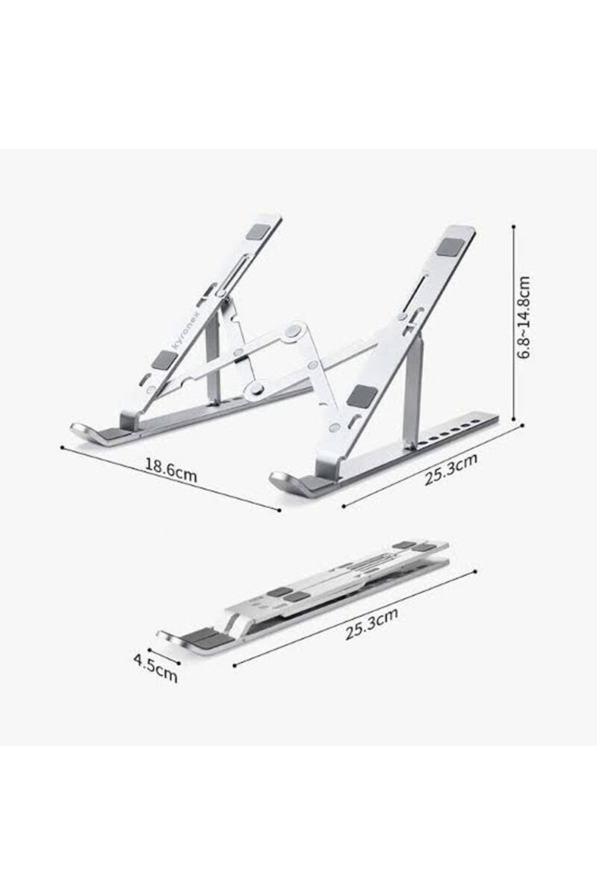 Protonust Yükseklik Ayarlı, Katlanabilir Alüminyum Laptop Standı Çantalı 10"-15.6" Portatif Pratik Stand