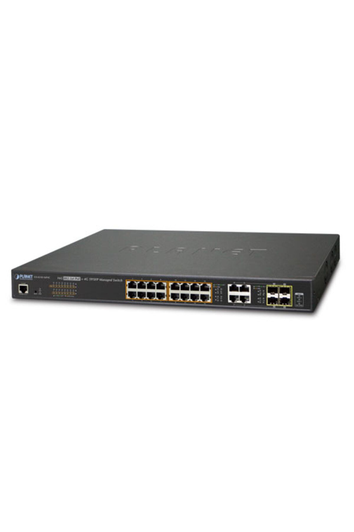 Planet Yönetilebilir Gigabit Switch (Managed Gigabit Switch)<br>16-Port 10/100/1000Base-T IEEE 802.3a