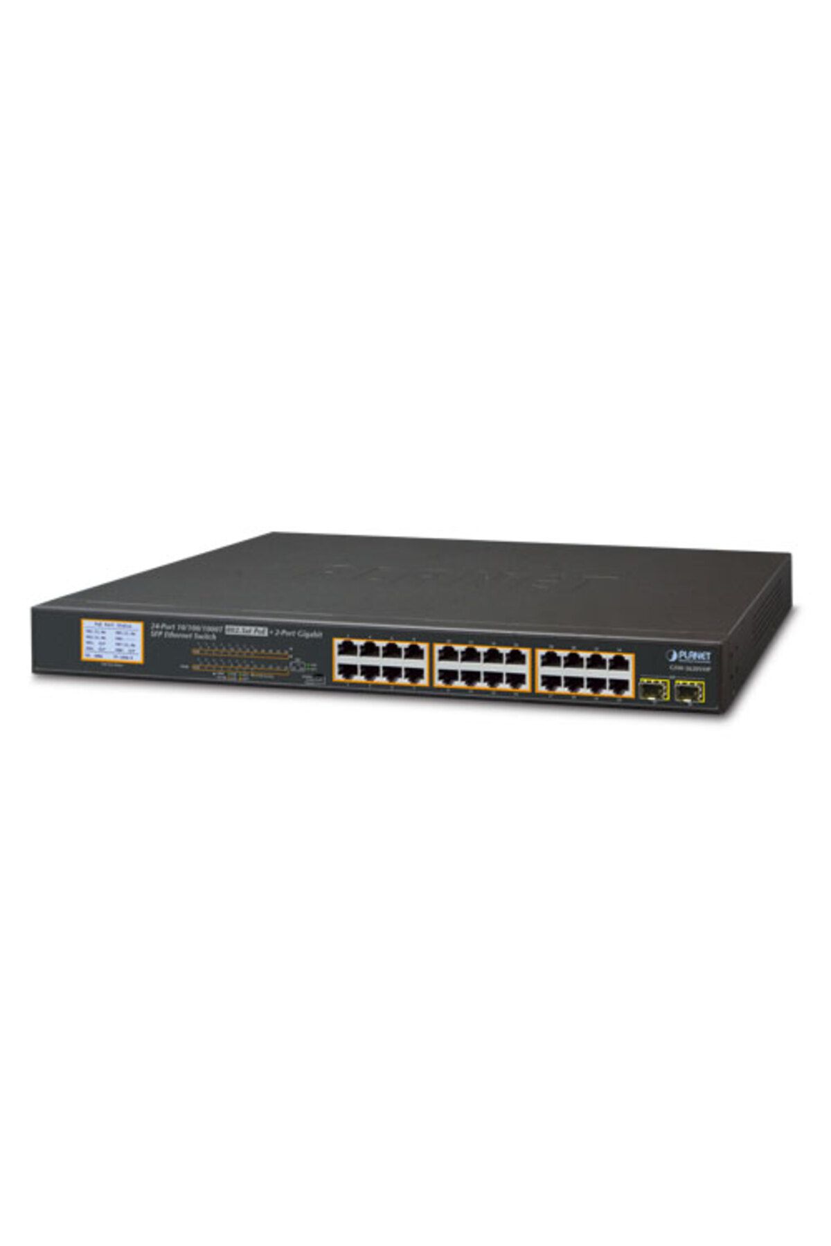 Planet Yönetilemeyen Switch (unmanaged Switch)<br>24-port 10/100/1000base-t  Ieee 802.3at/af Poe+ Inj