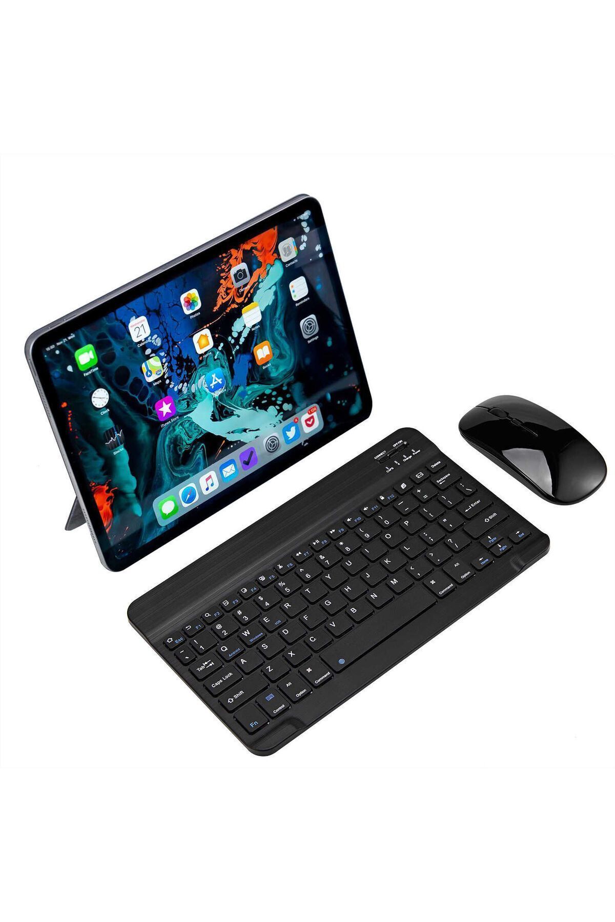 starnewstore ynsx MatePad 11.5 Tablet Uyumlu Slim Şarjlı Bluetooth Klavye ve Mouse Seti trendy 1021572