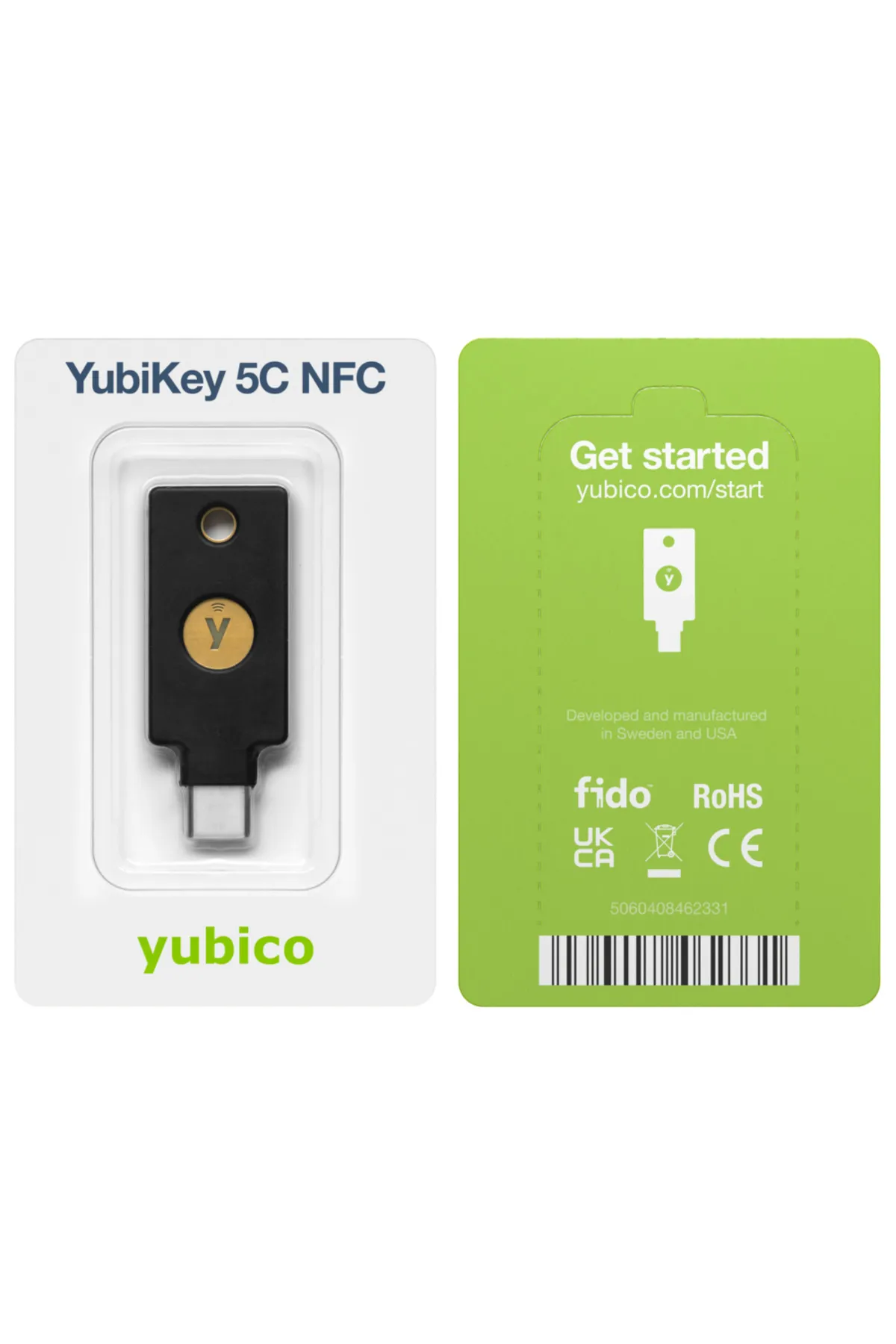 Yubico Yubikey 5c Nfc Iki Faktör Orijinallik Usb Ve Nfc Güvenlik Anahtarı