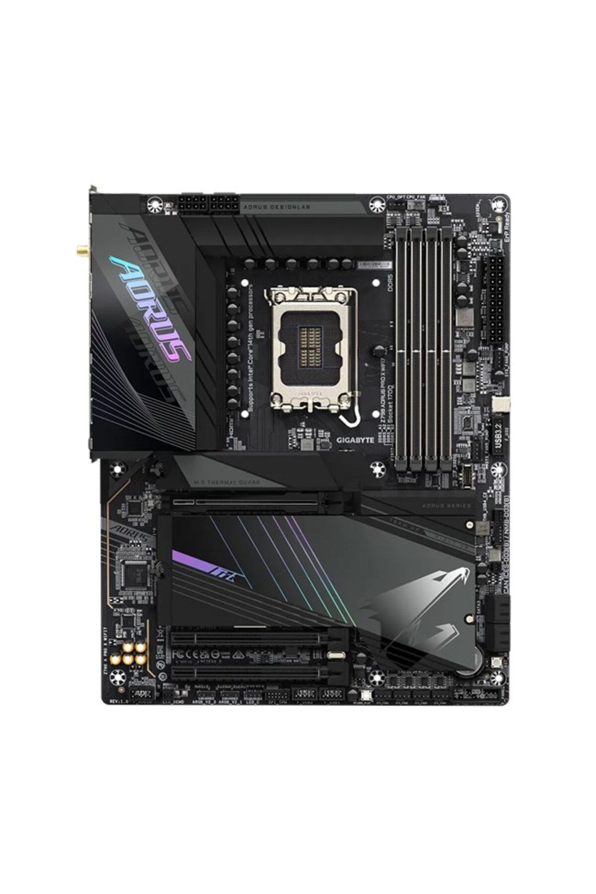 Gigabyte Z790 Aorus Pro X Wifi7 D5 1700p Type-c