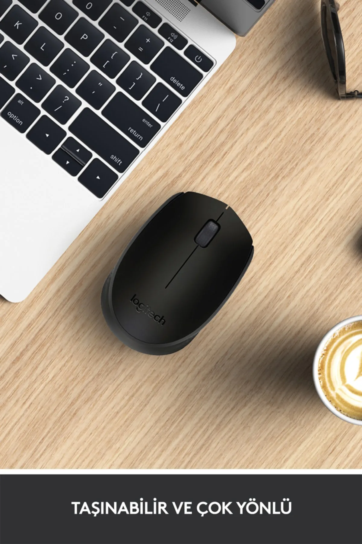 Logitech zerdğ B170 USB Alıcılı Kablosuz Kompakt Mouse - Siyah gextr 657515 Yeni Model 998259