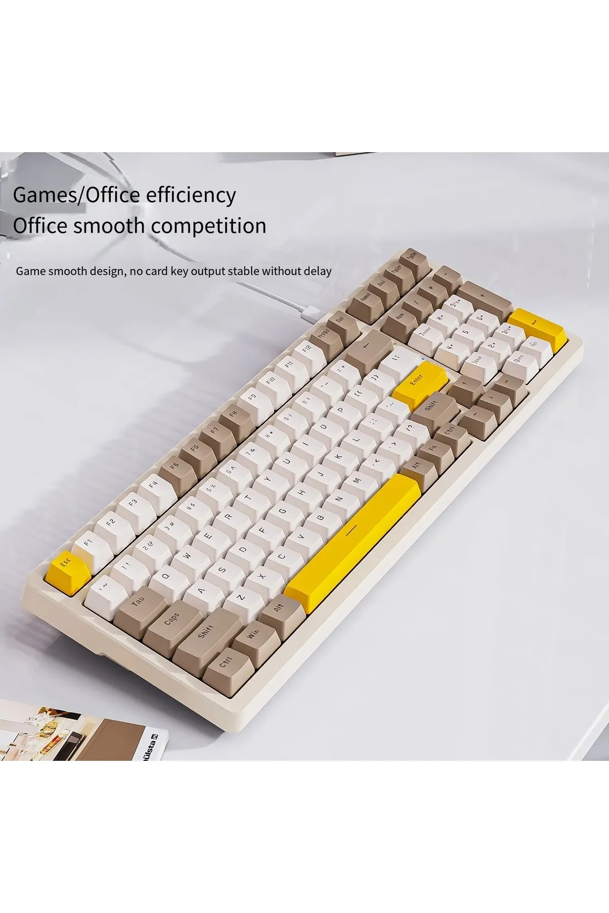 Sarftech Ziyoulang K3 Max Cheese Rgb Kahverengi Bej Mekanik Blue Switch Gaming Oyuncu Klavyesi