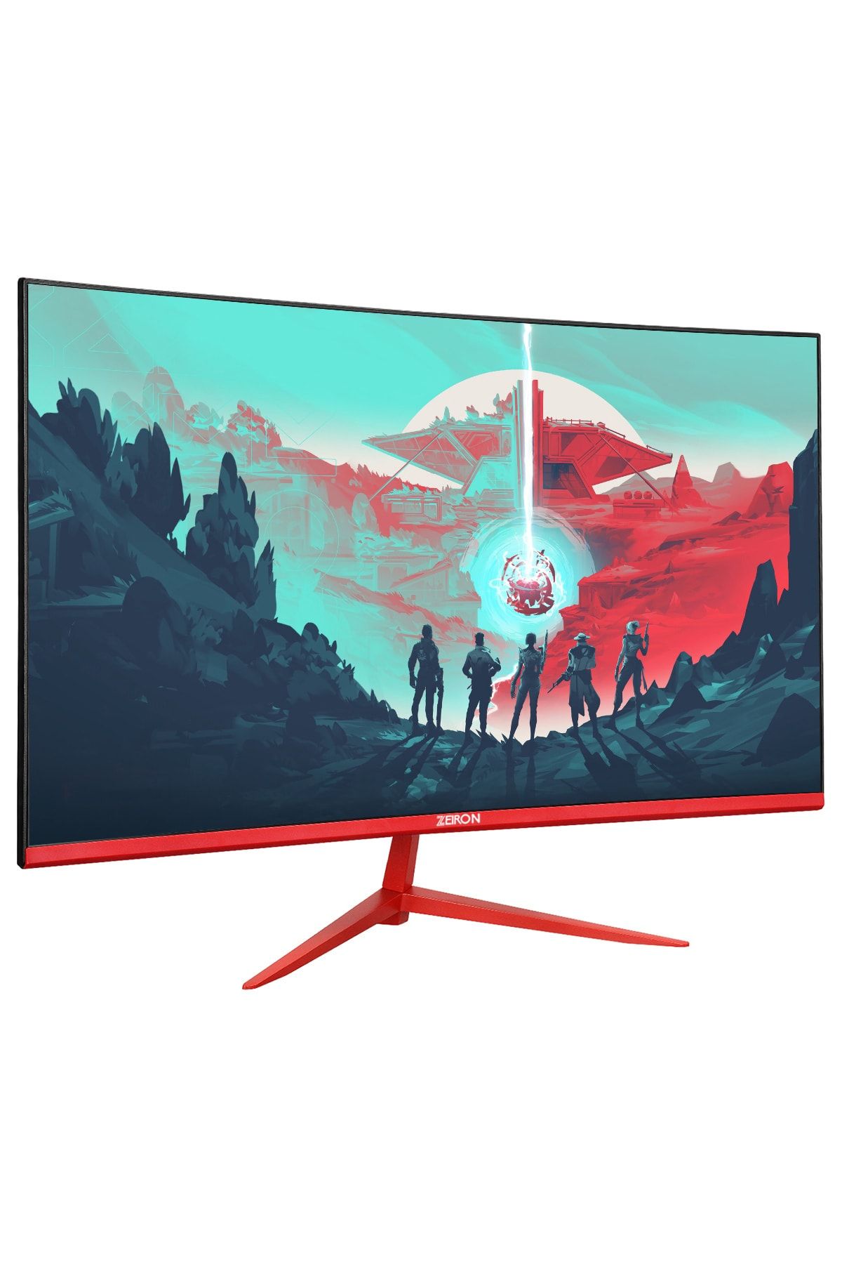 Zeiron ZM-575 24" 75Hz 1MS Csot VA Full HD Çerçevesiz Curved Gaming Oyuncu Monitörü