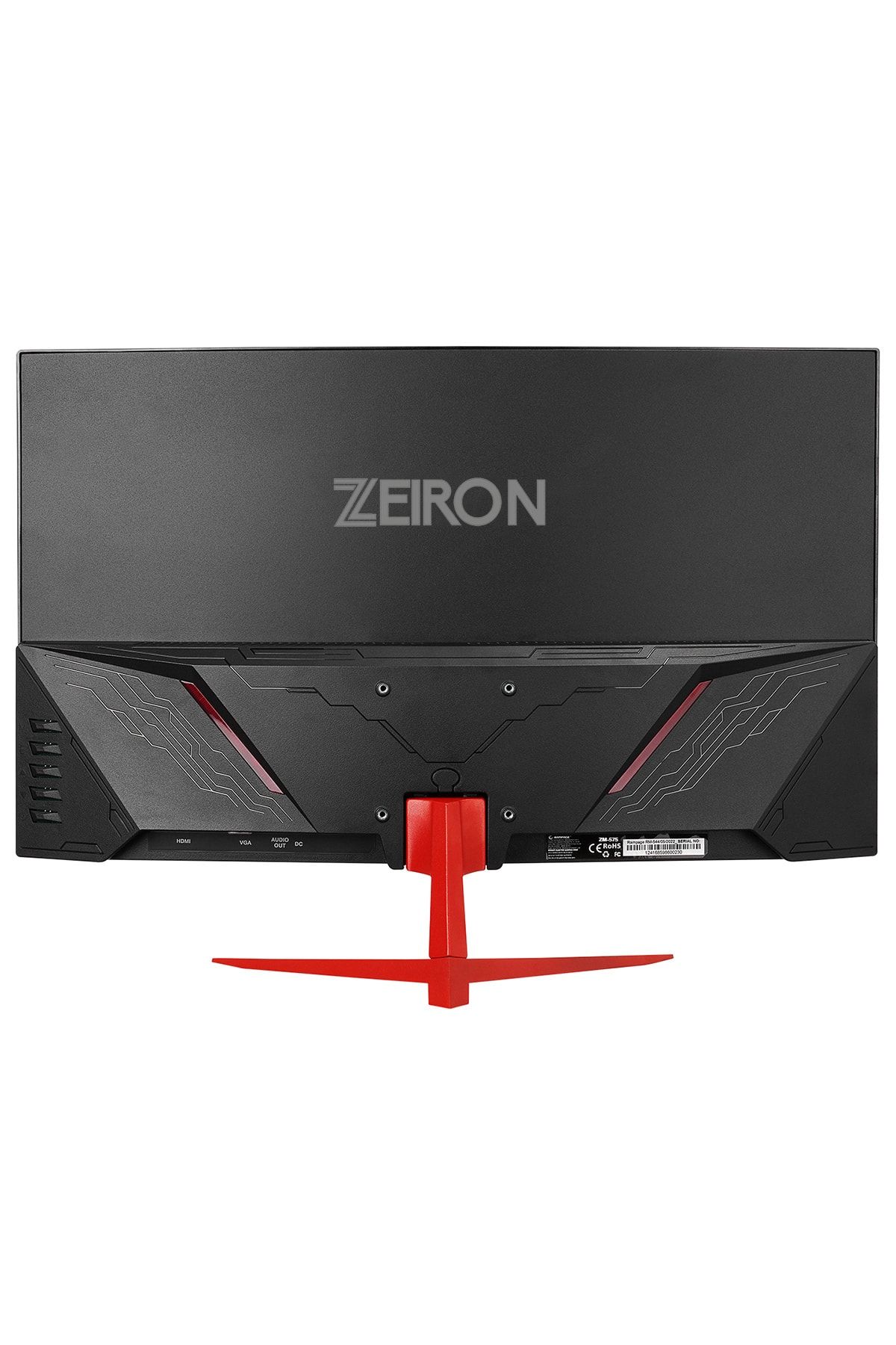 Zeiron ZM-575 24" 75Hz 1MS Csot VA Full HD Çerçevesiz Curved Gaming Oyuncu Monitörü