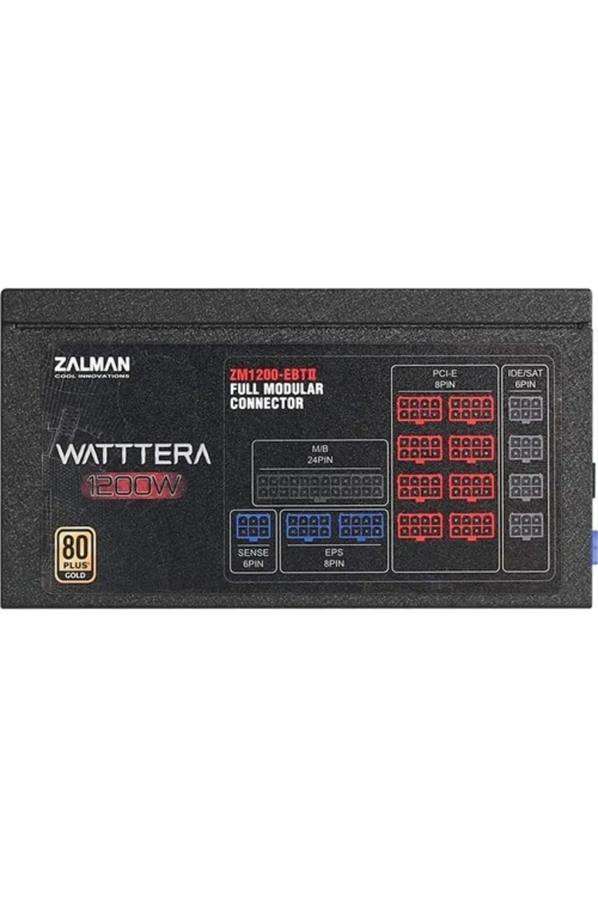 Zalman Zm1200-ebtıı Watttera 1200w 120mm Fan 80+ Gold Aktif Modular Power Supply