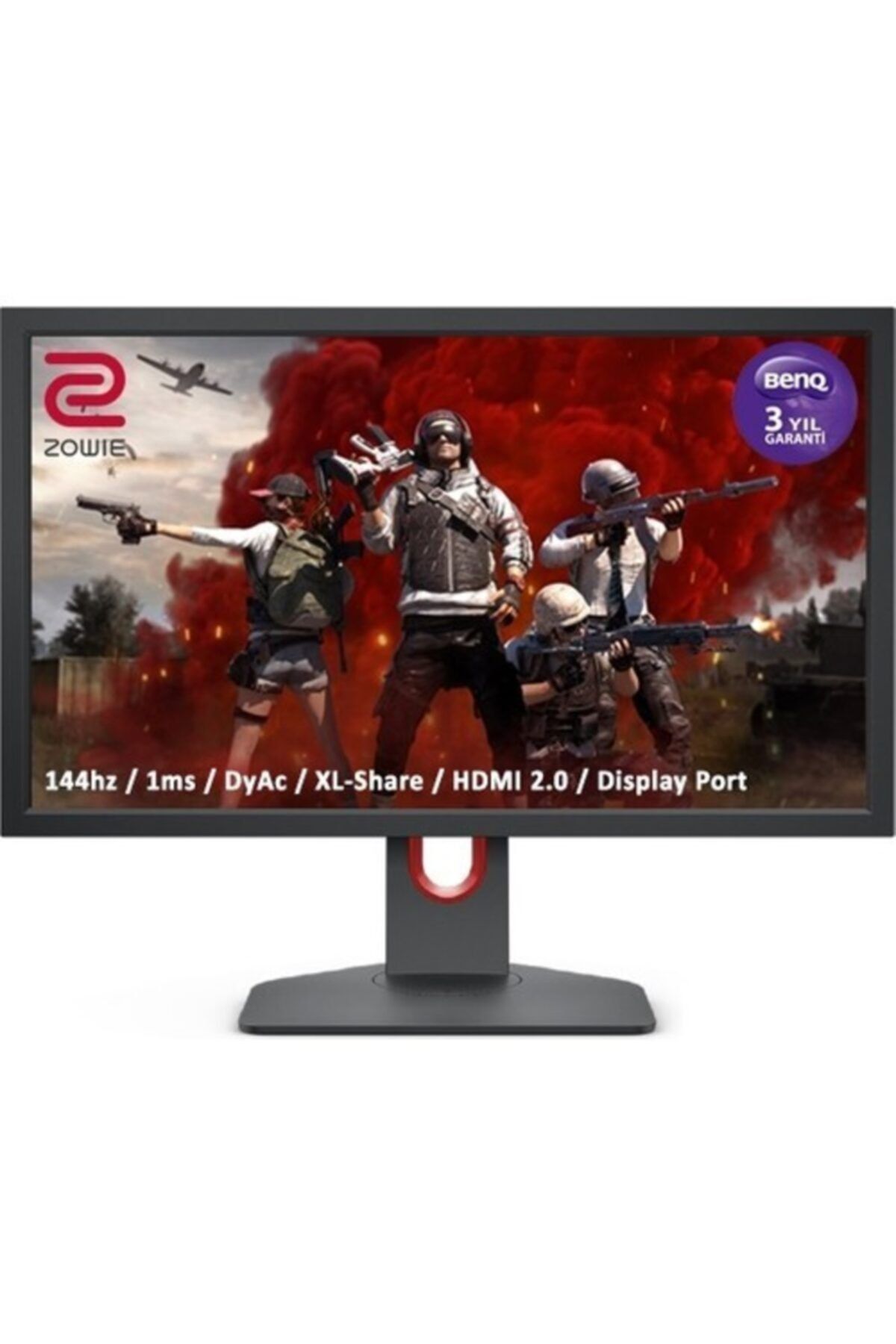 BenQ Zowie XL2411K 24" 144Hz 1ms (3xHDMI DP) FHD TN Dyac Pivot Espor Oyun Monitörü 3 Yıl BenQ TR Garanti