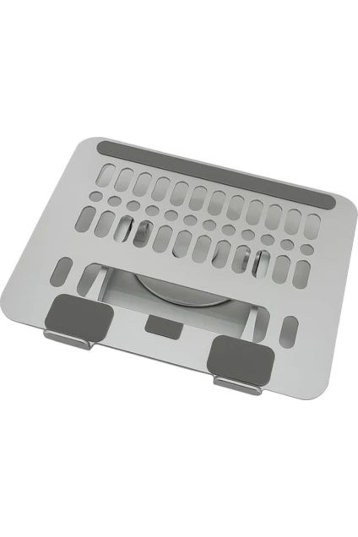 Daytona Zr-516 360° Döner Metal Notebook Stand, Açık Gri