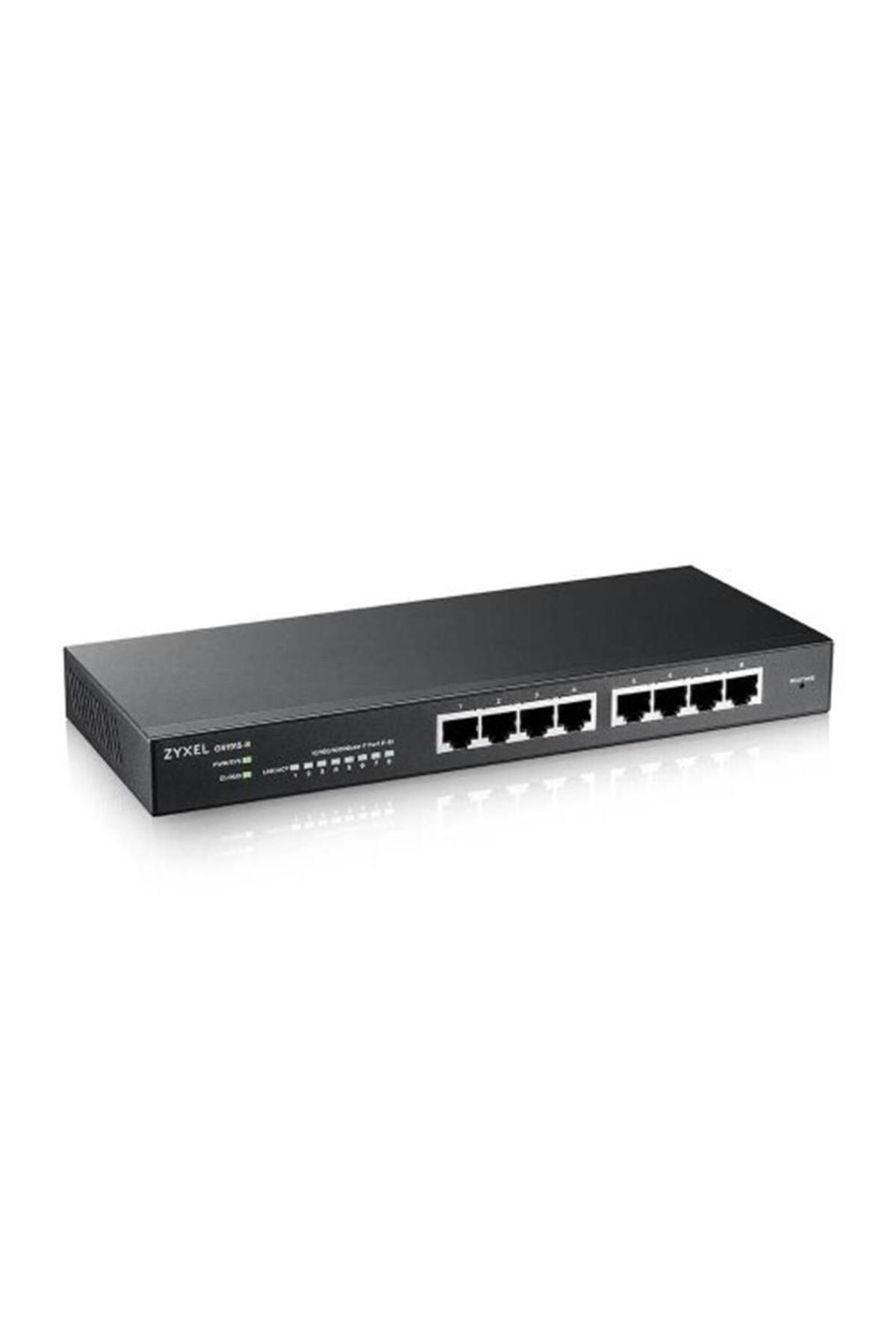 Nusrat Bilişim Zyxel GS1915-8EP 8 Port POE+ 10-100-1000 Mbps Yönetilebilir Switch